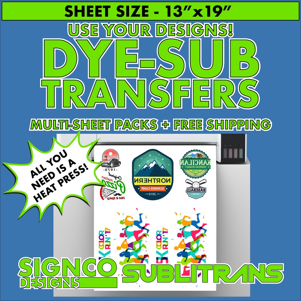 Custom Request Sublimation Transfers- Ready to Press – Sunshine