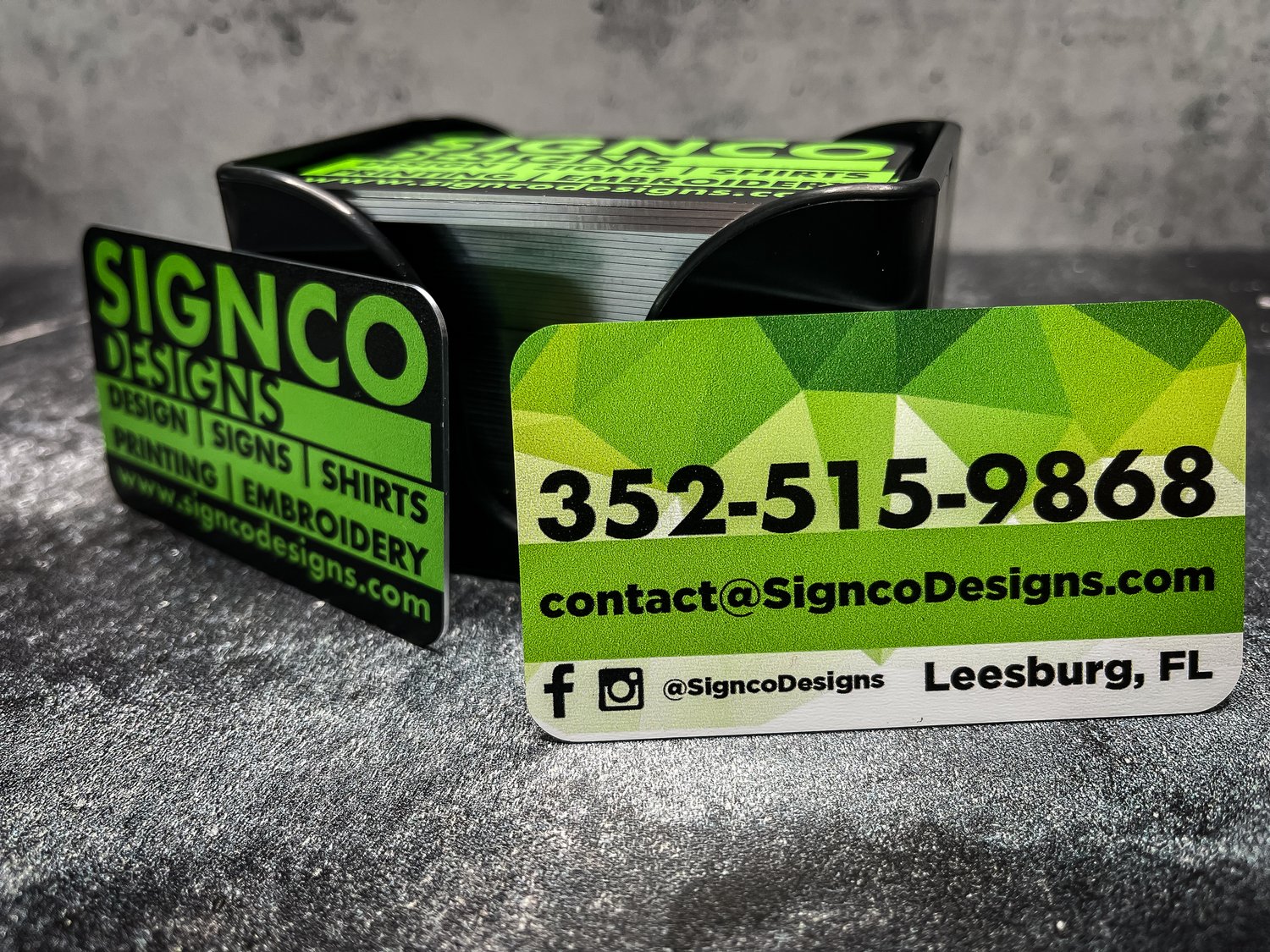 Metal Business Cards — Signco Designs