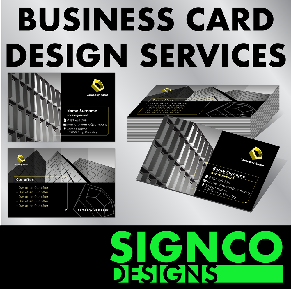 Metal Business Cards — Signco Designs