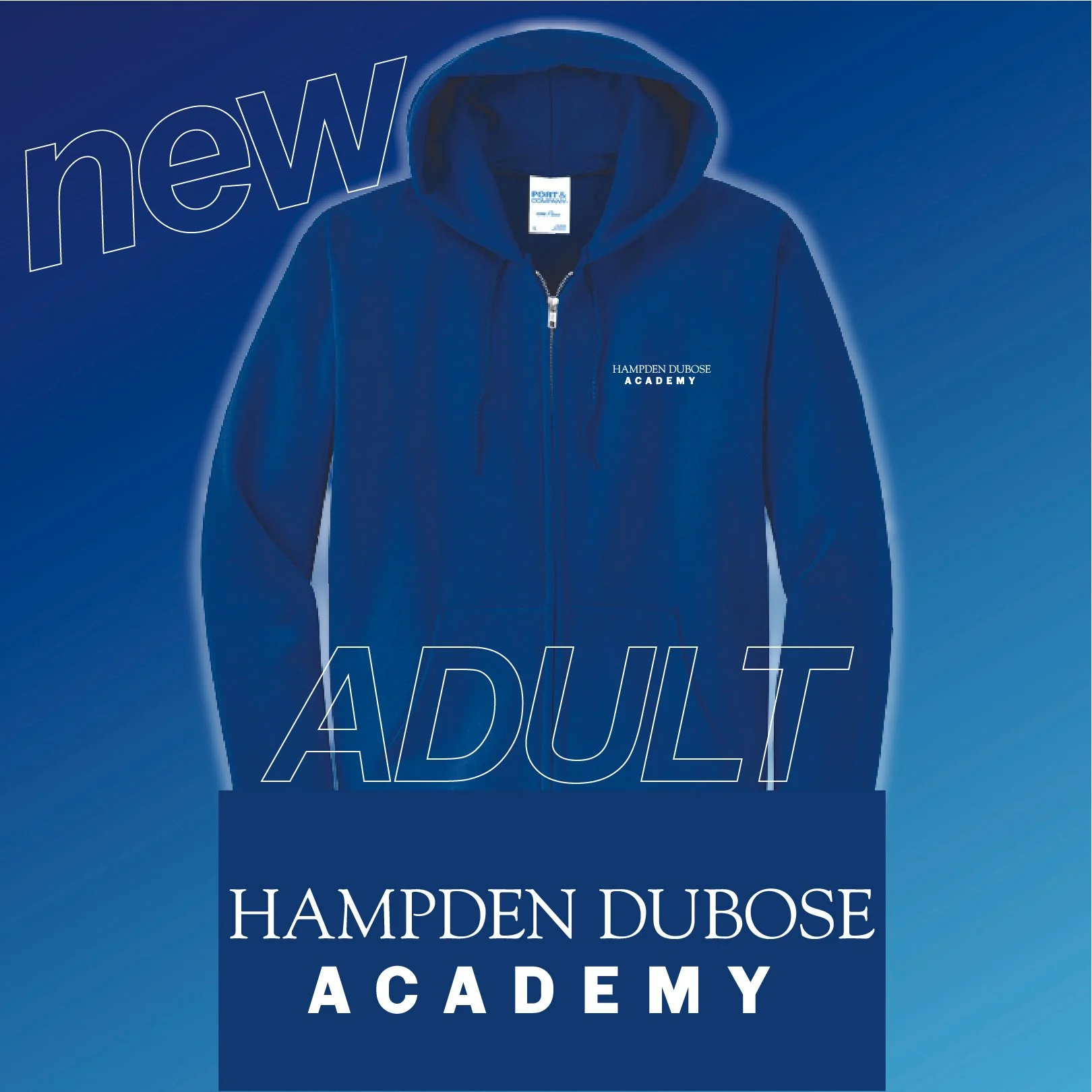 HDA - Full Zip Hoodie - Adult