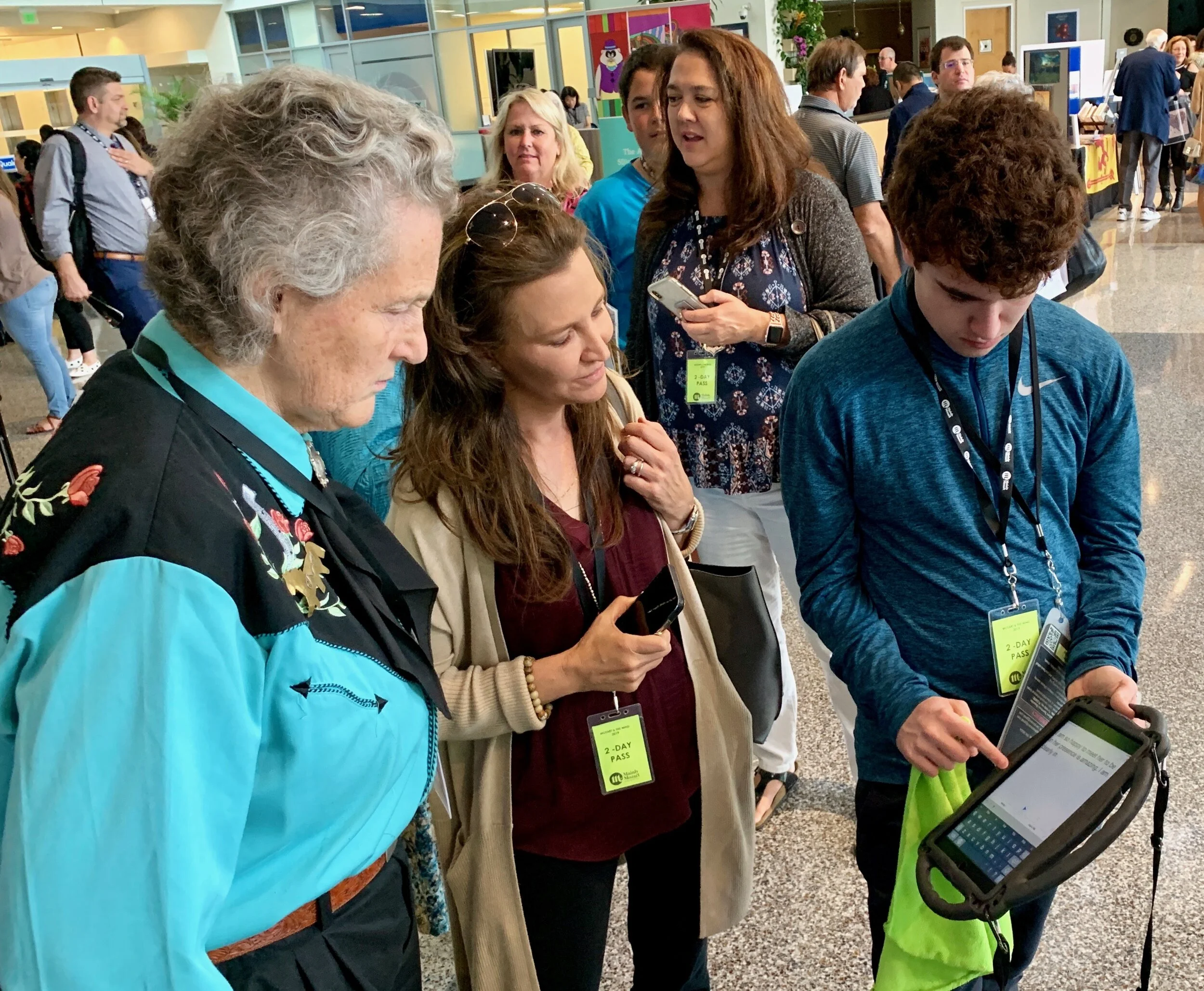 Dr. Temple Grandin with Attendees