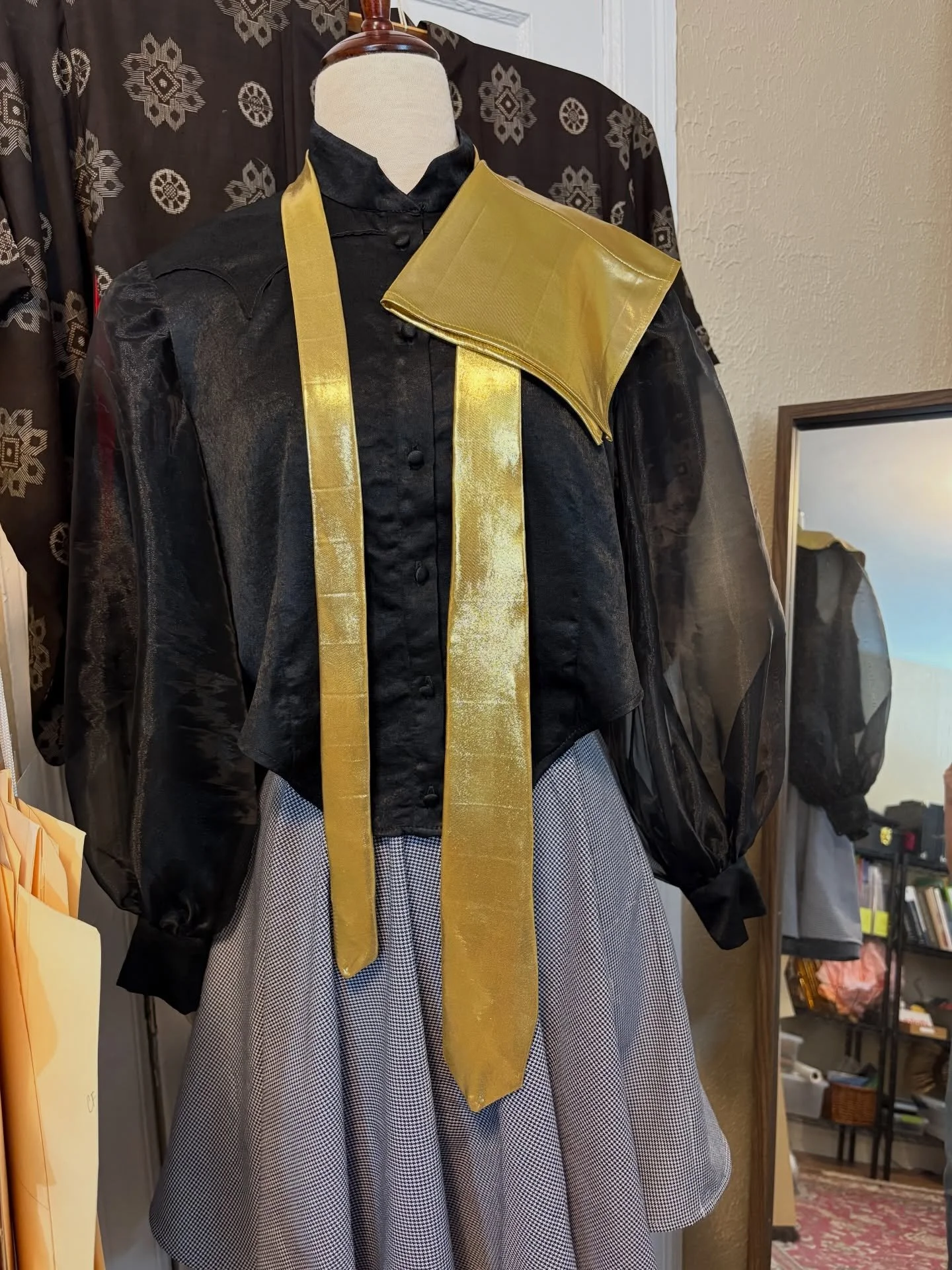 Solstice tie and kerchief for a winter wedding made from a bridesmaid dress remnant. 

Got an idea? Let&rsquo;s make it happen. 

See you in 2026.