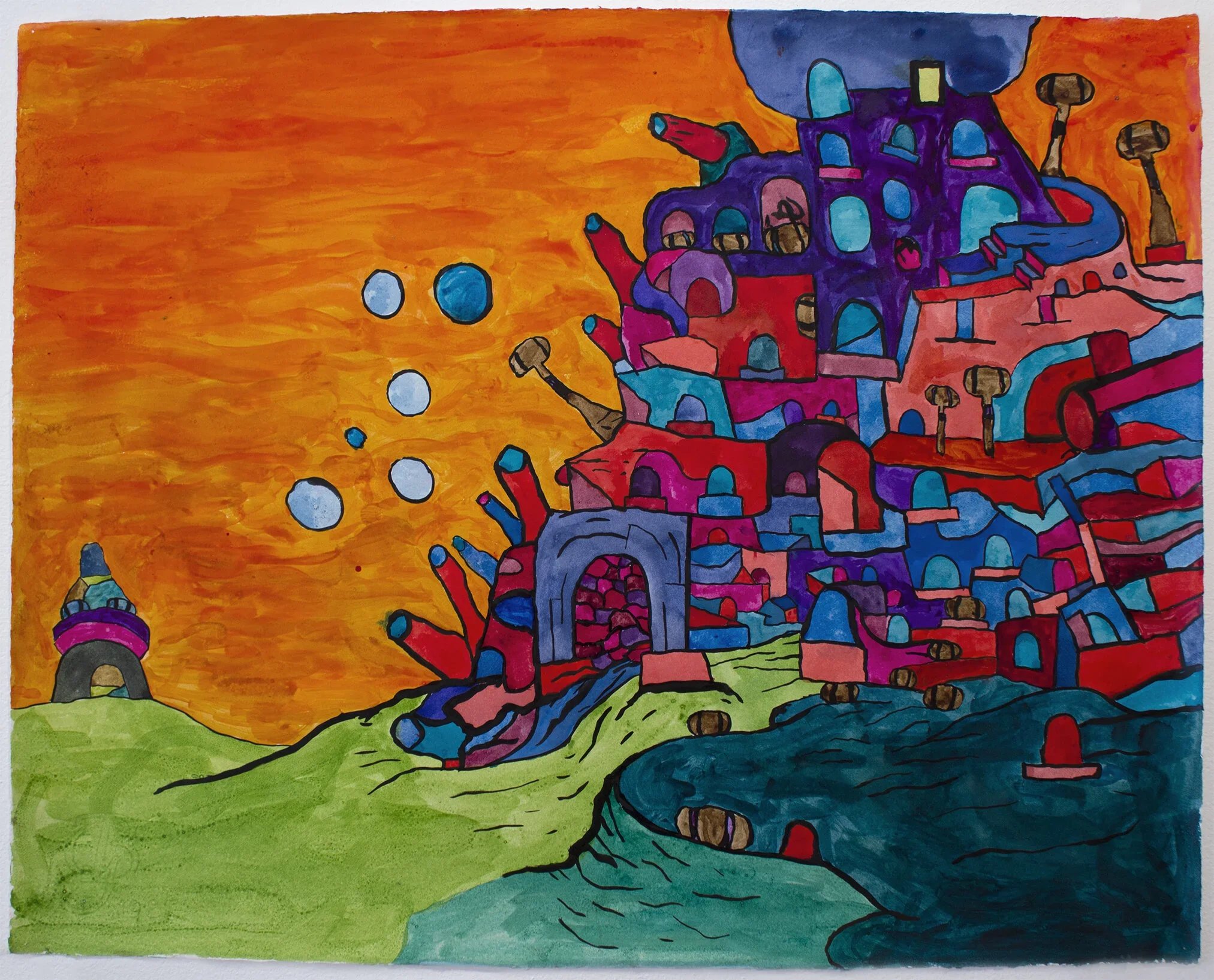 CHUCK WEBSTER
Redoubt !
2017
Mixed media on paper
19.75 x 25.25 inches