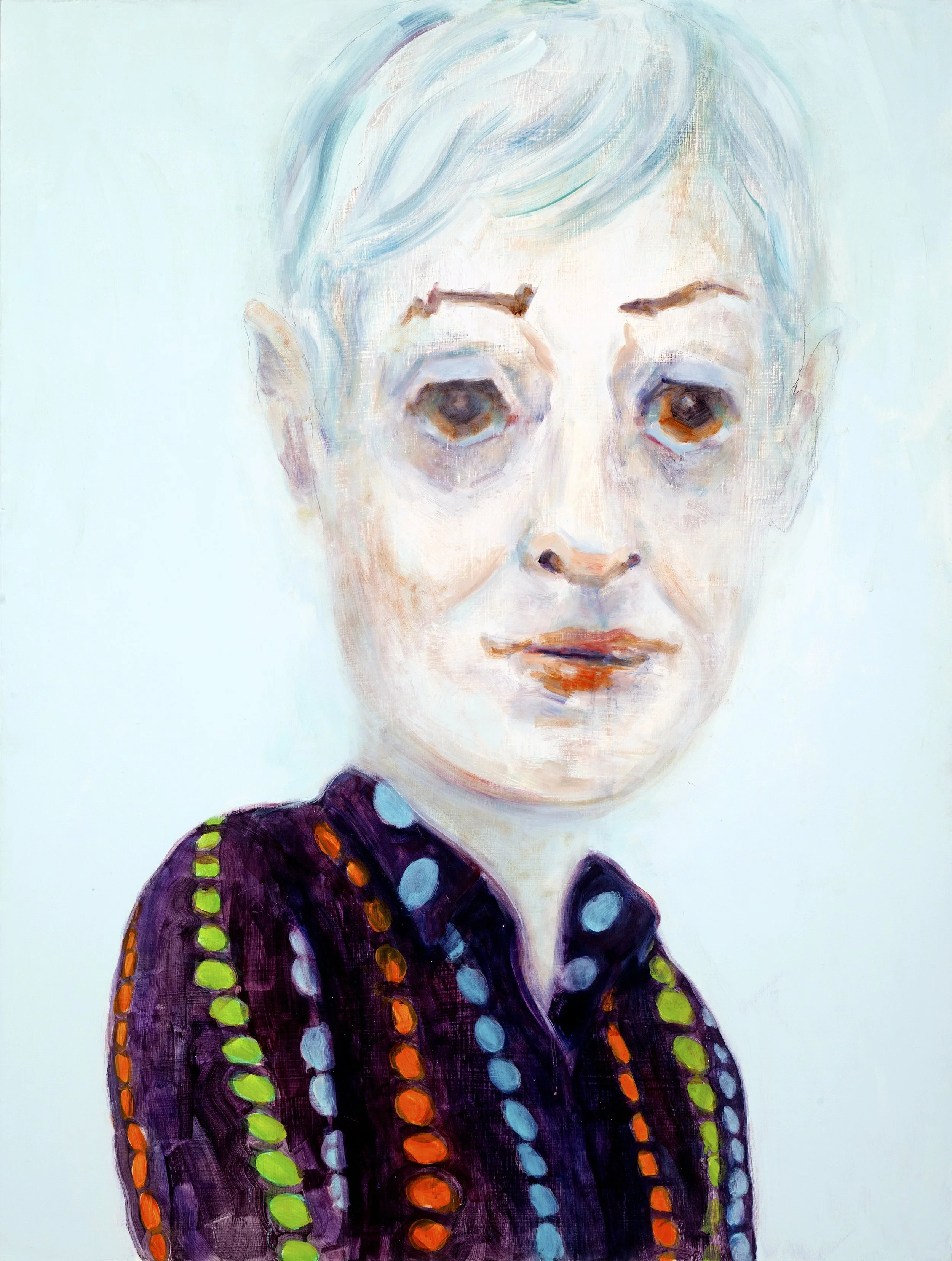 Colleen Kiely
Sam
2019
Oil and acrylic on wood panel
48 x 36 inches