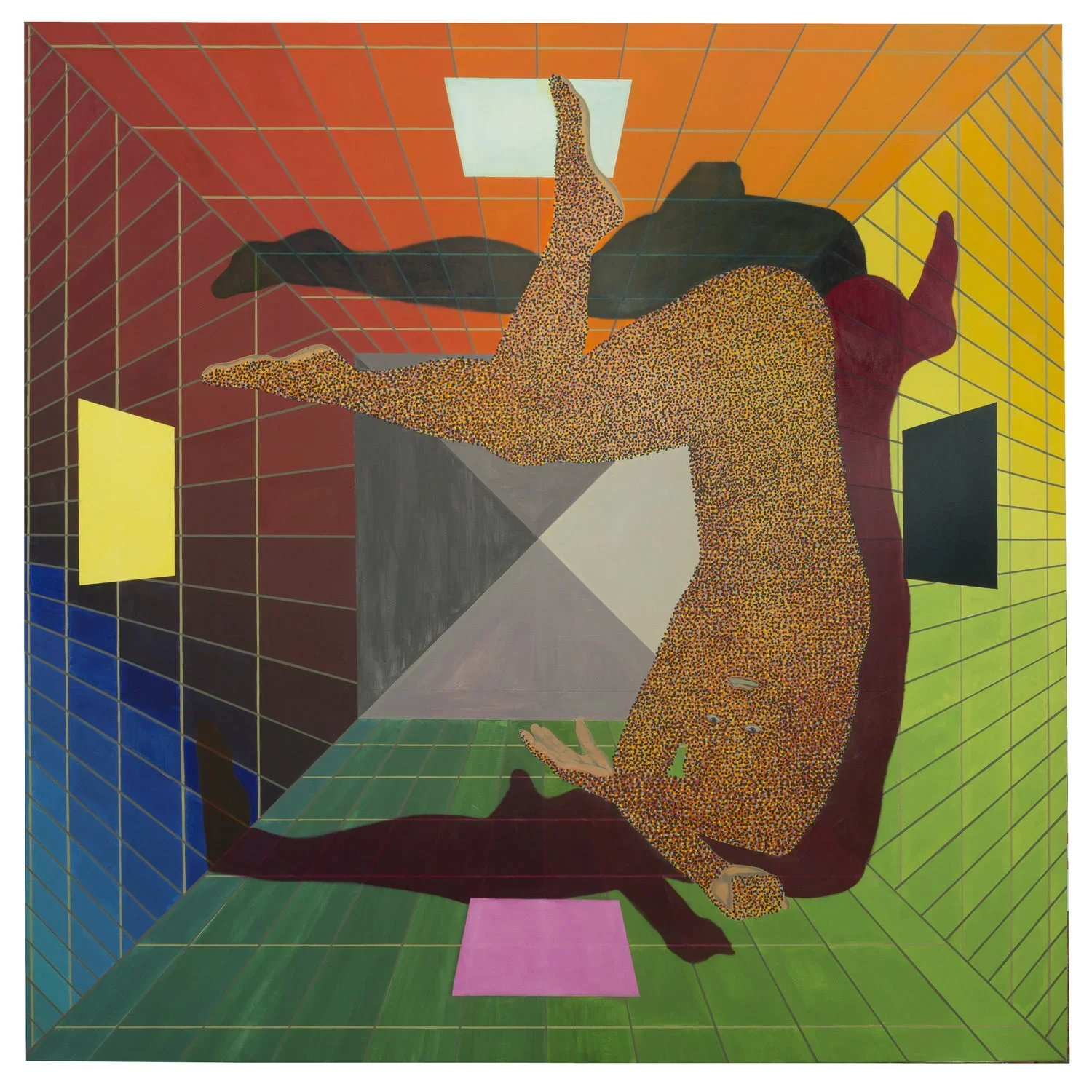 Alex Jackson
C
V R O
Y B BL Y BL
BG G YG
M
2018
Oil on canvas
84 x 84 inches