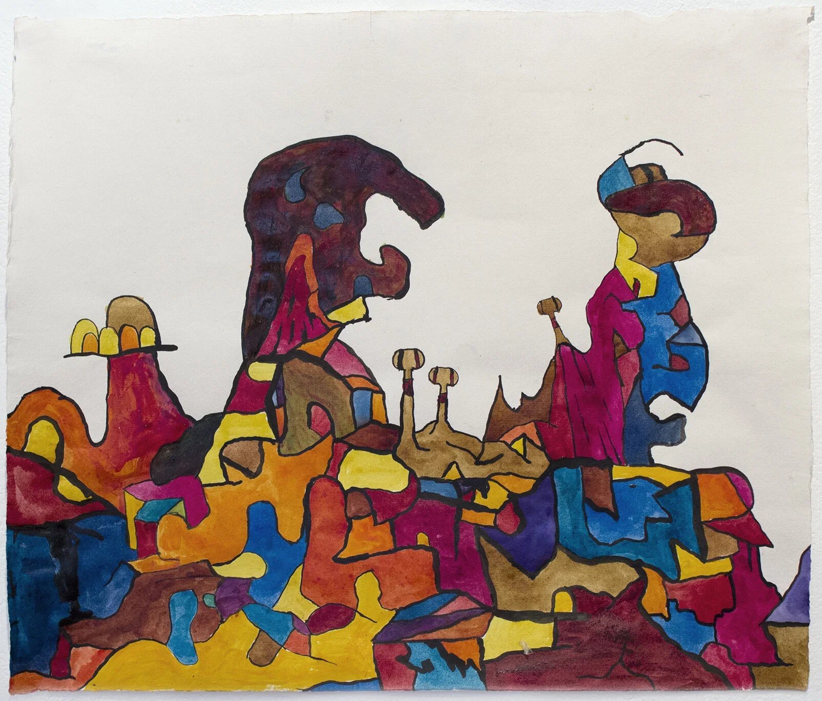 CHUCK WEBSTER
Untitled
2018
Mixed media on paper
16.5 x 19.5 inches