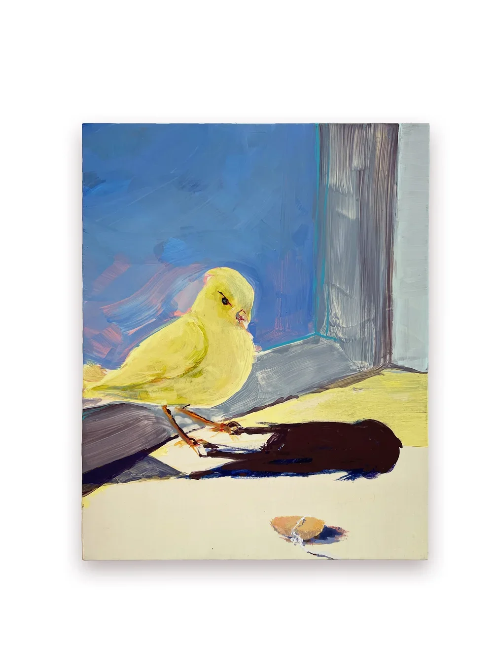 GERALD EUHON SHEFFIELD II
a yellow bird, a yellow bill,
sat upon my window sill!
2022
Flashe and acrylic on panel
10 x 8 inches