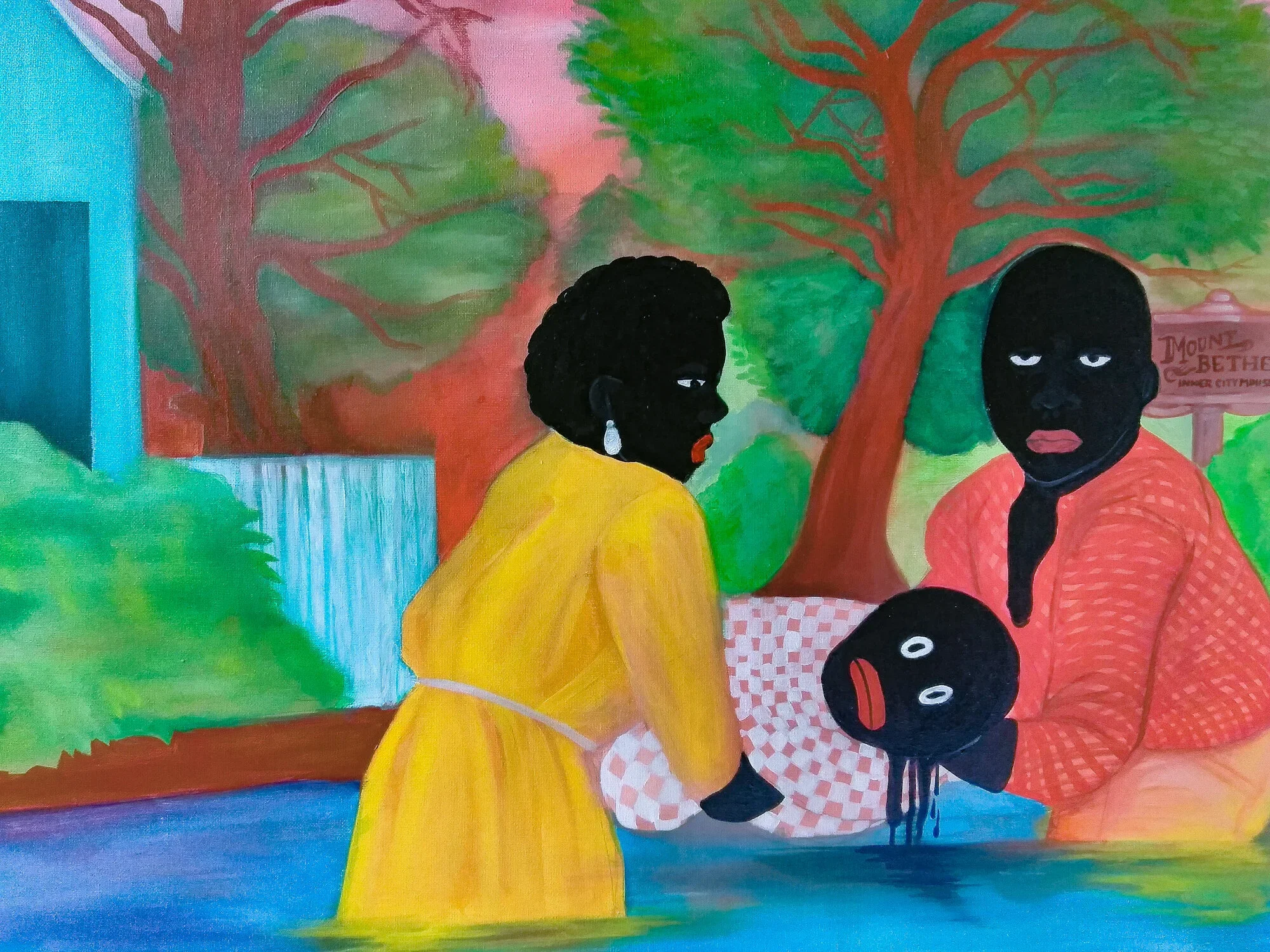 ASHLEY DOGGETT
Inner City Ministry
2018
Oil, acrylic, and sumi ink on canvas
30 x 24 inches