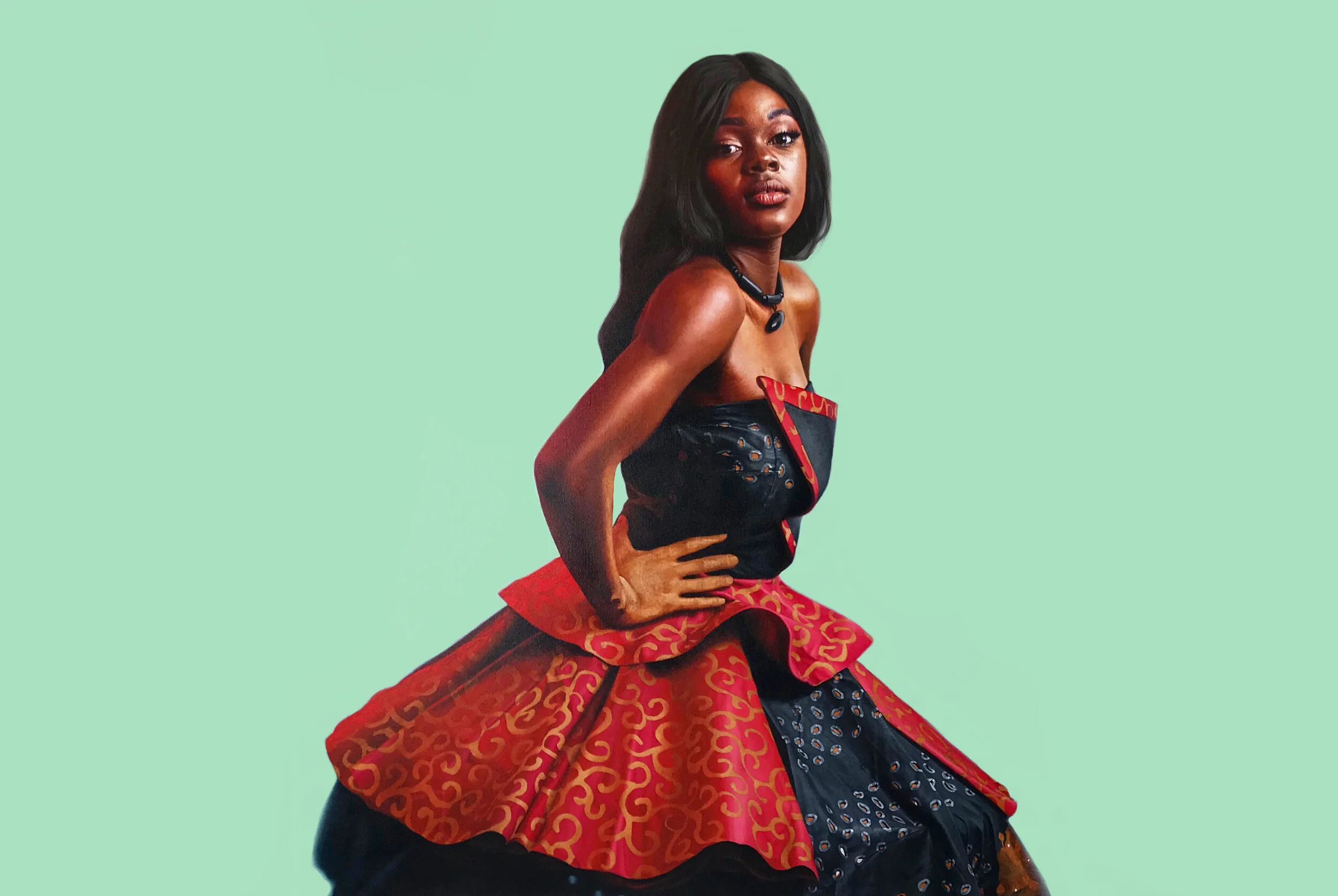 PAPAY SOLOMON_The One Who Flies, Portrait of Grace Carol_ Equatorial Guinea_2020_oil on canvas_60 x 90 inches .jpg