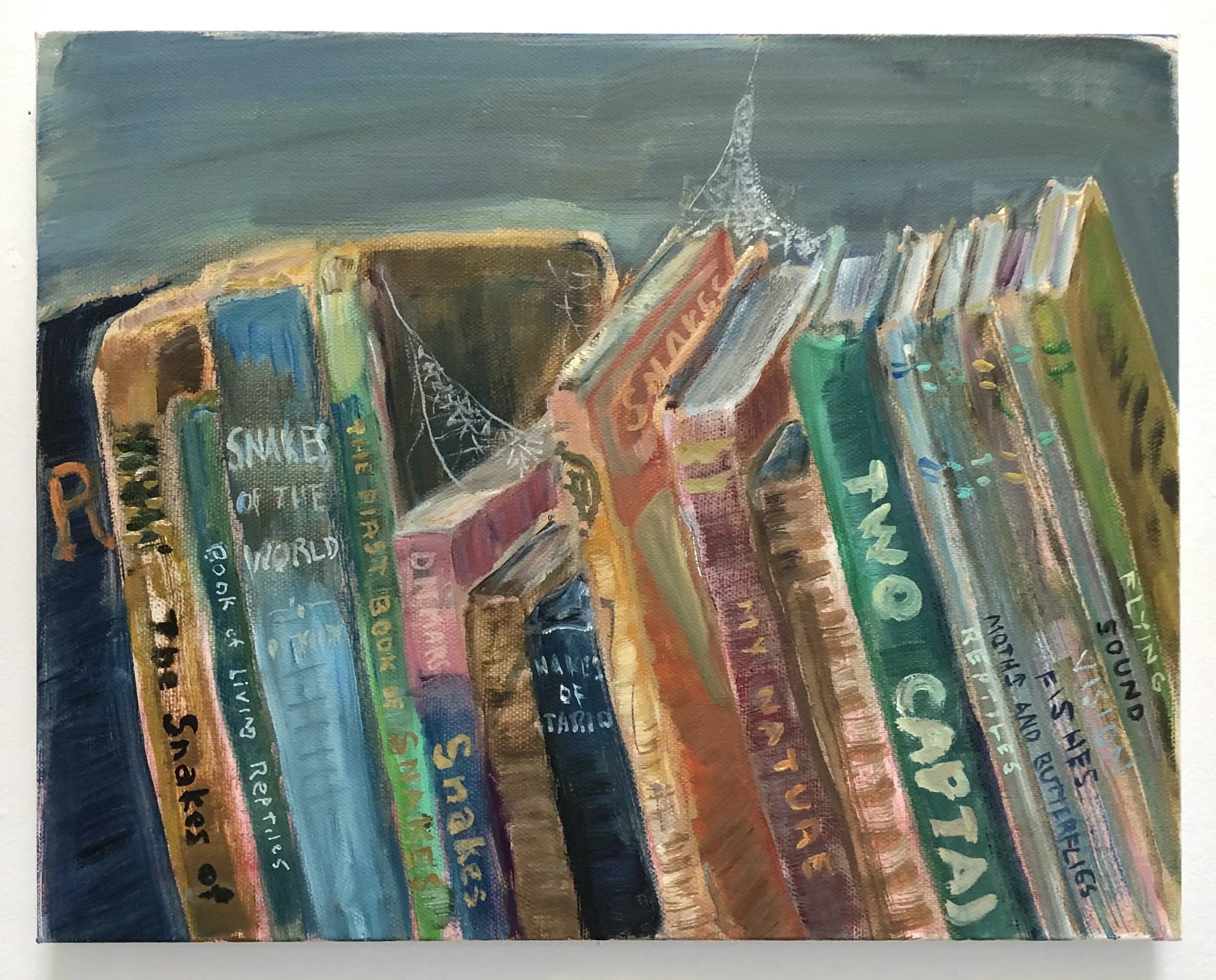 COLIN BRANT  Snakes of the World  2021 Oil on Canvas 11 x 14 inches