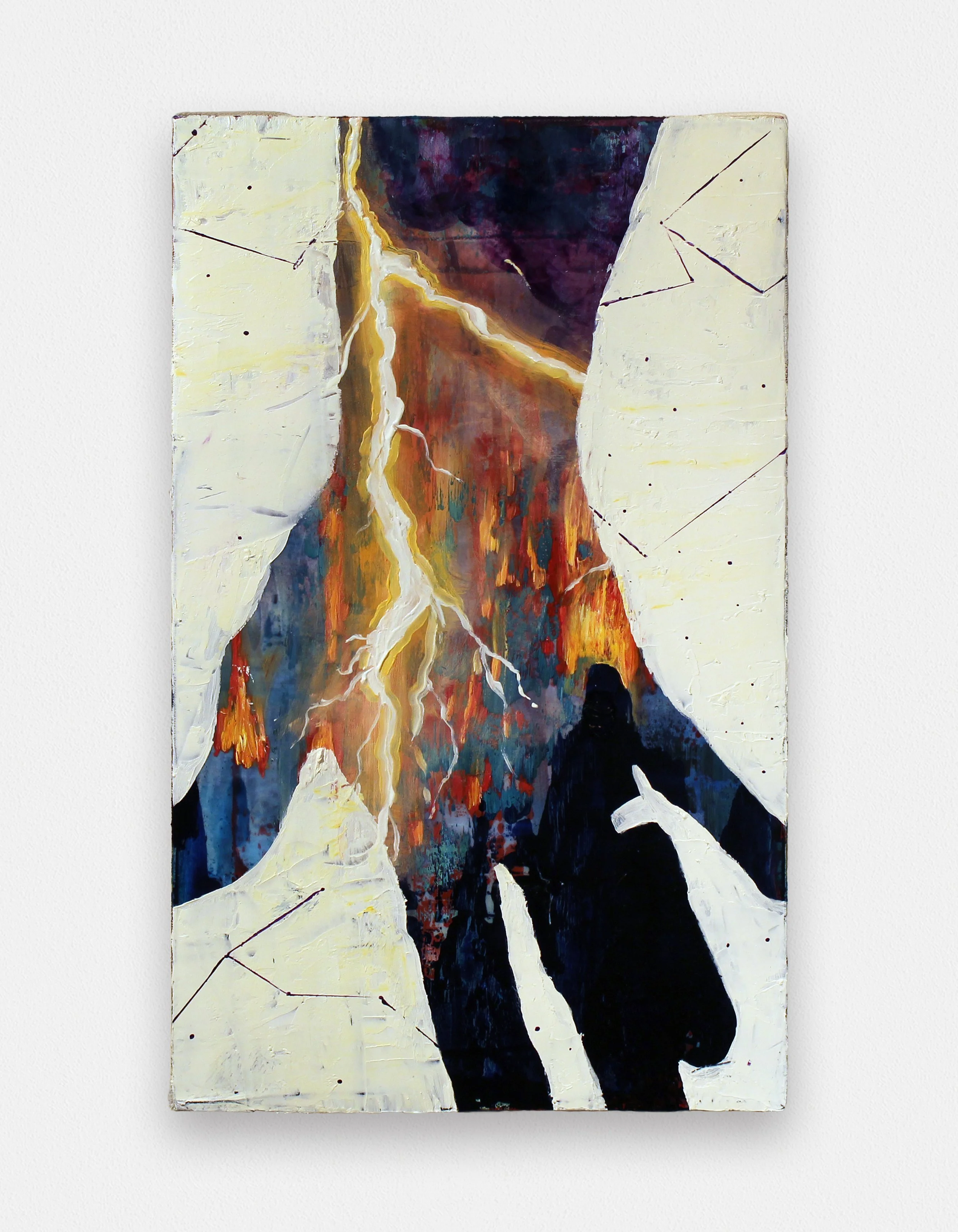 Jordan Seaberry
The Lightning II, 2026
oil on canvas
19 x 11 inches (48.3 x 27.9 cm) 