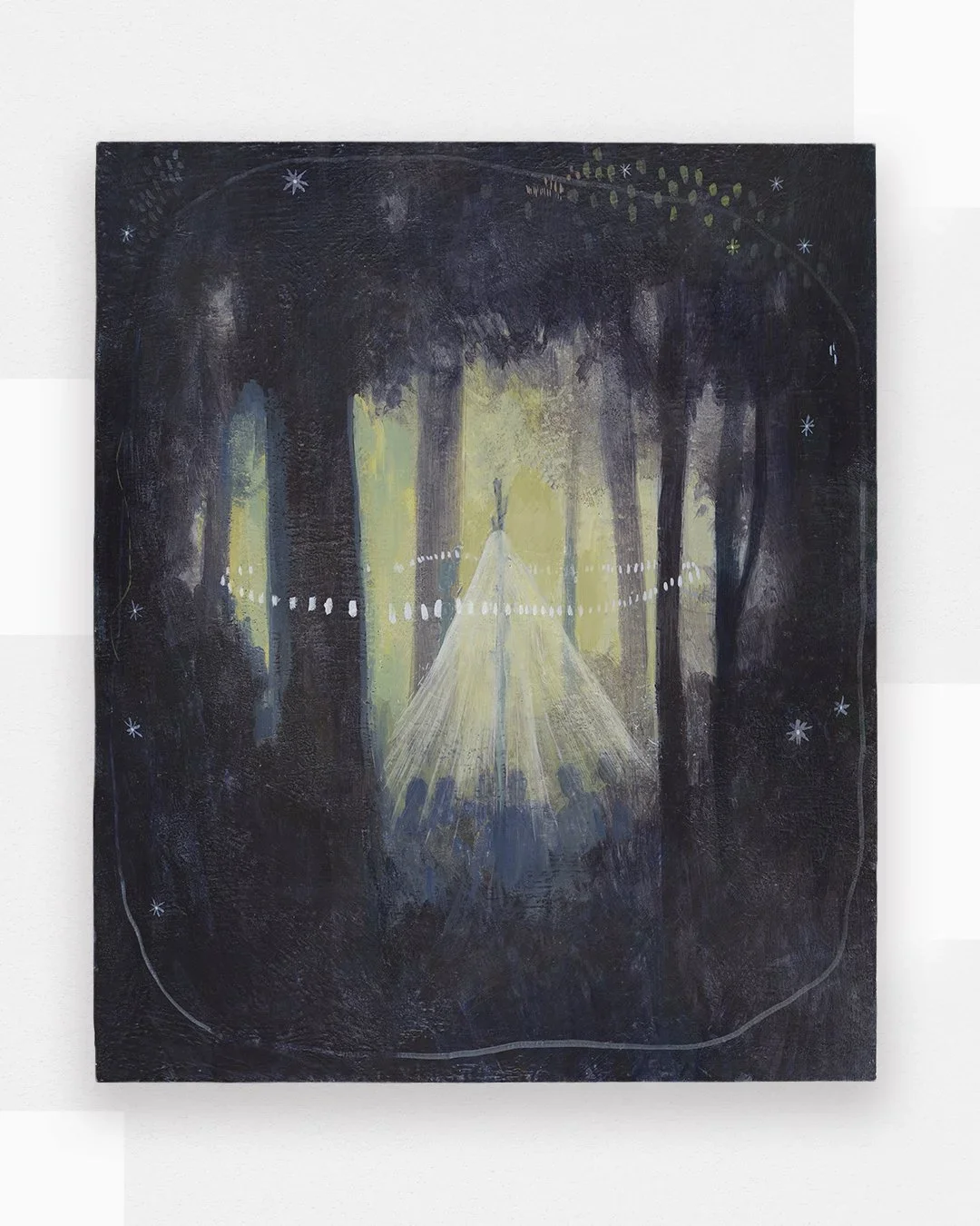 MASON OWENS
party in the swamp, 2022
Egg tempera on panel
20 x 24 inches (50.8 x 61 cm)