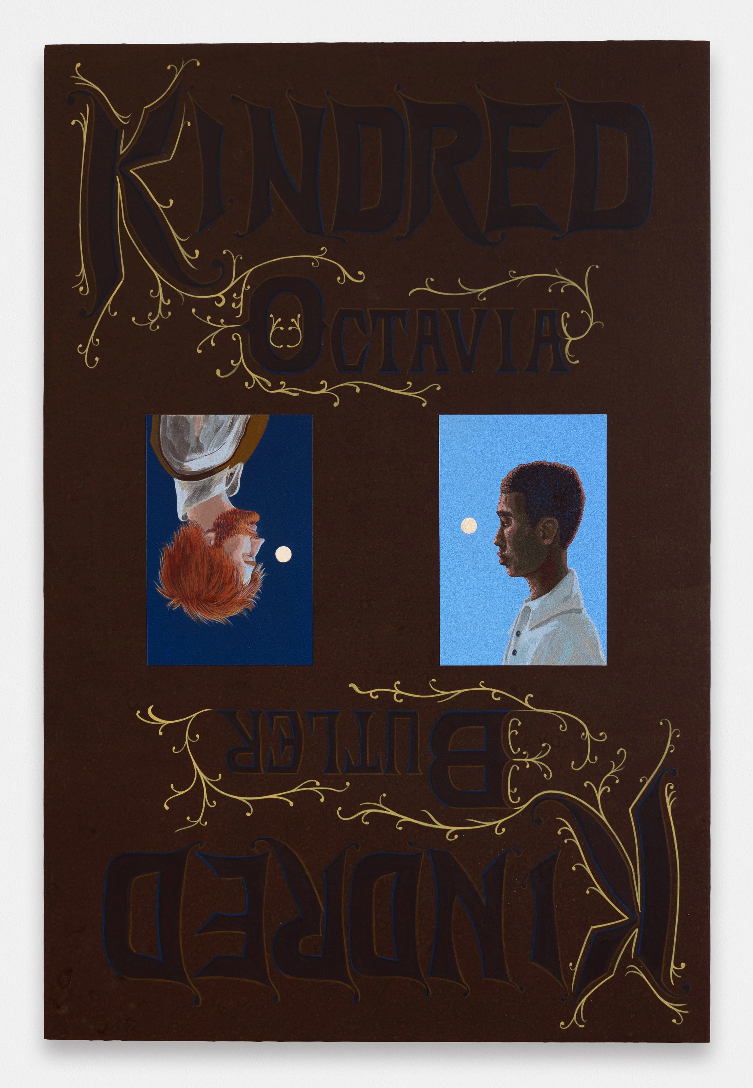 Alex Jackson
Butler, Octavia E. Kindred. Boston: Beacon Press, 1979., 2026
acrylic on canvas
24 x 16 inches (61 x 40.6 cm)