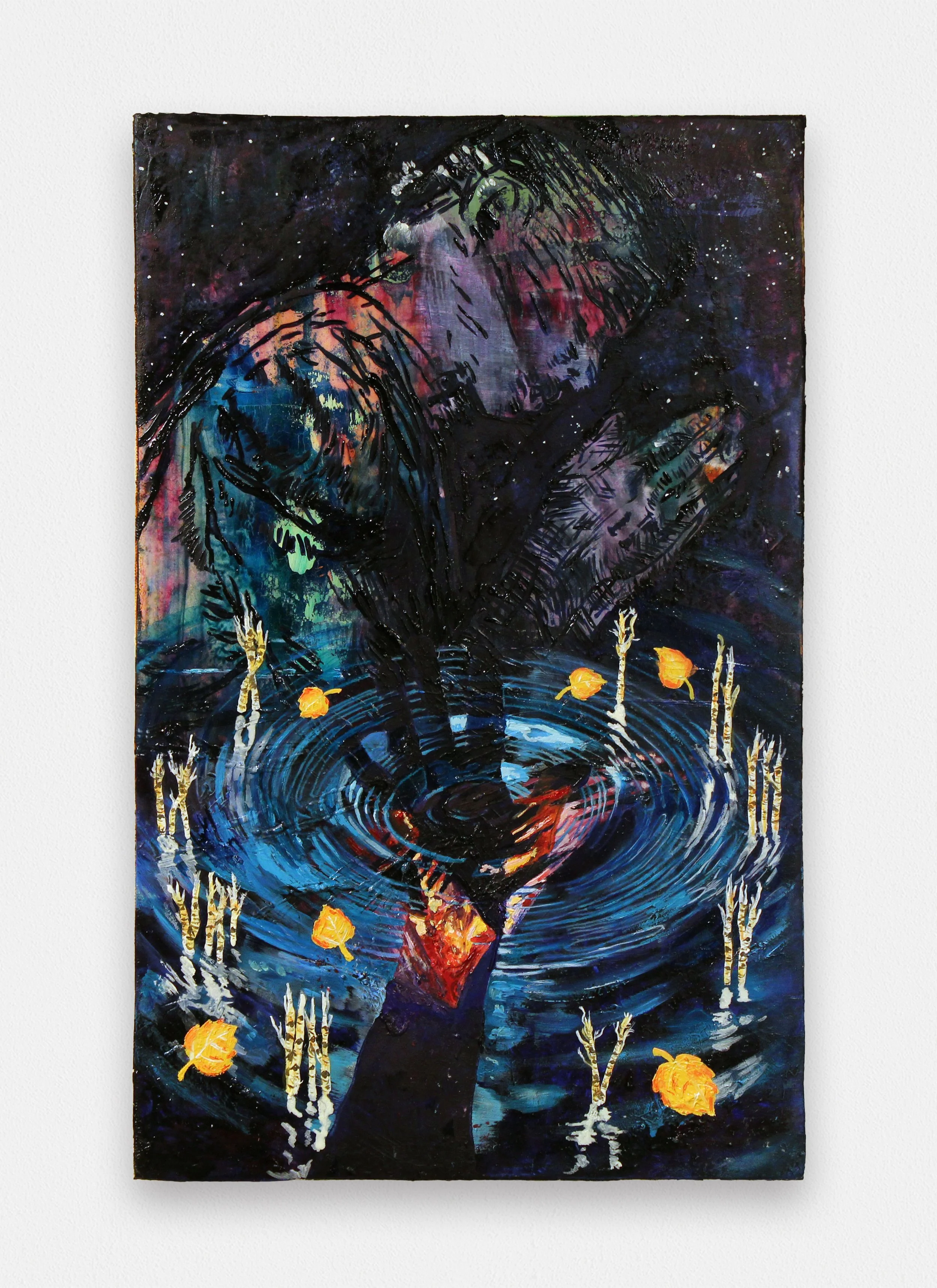 Jordan Seaberry
The Water II, 2026
oil on canvas
15 x 9.5 inches (38.1 x 24.1 cm)