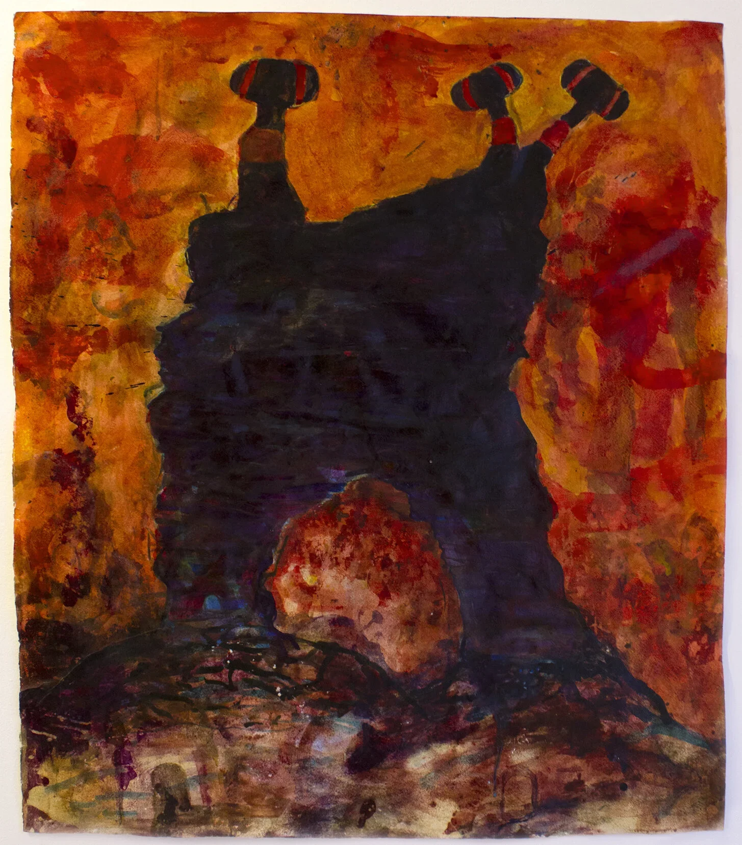 CHUCK WEBSTER
To F.G.L.
2018
Mixed media on paper
30.75 x 26.5 inches