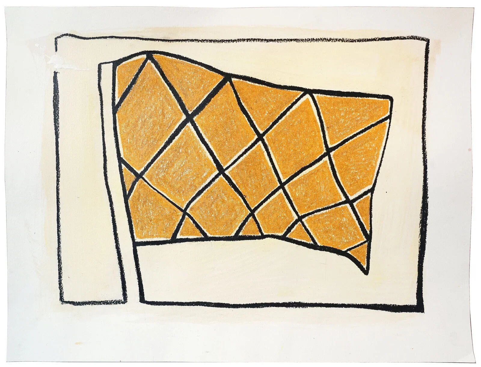 SOPHIE LOURDES KNIGHT
The Flag
2017
Mixed media on paper
18 x 24 inches