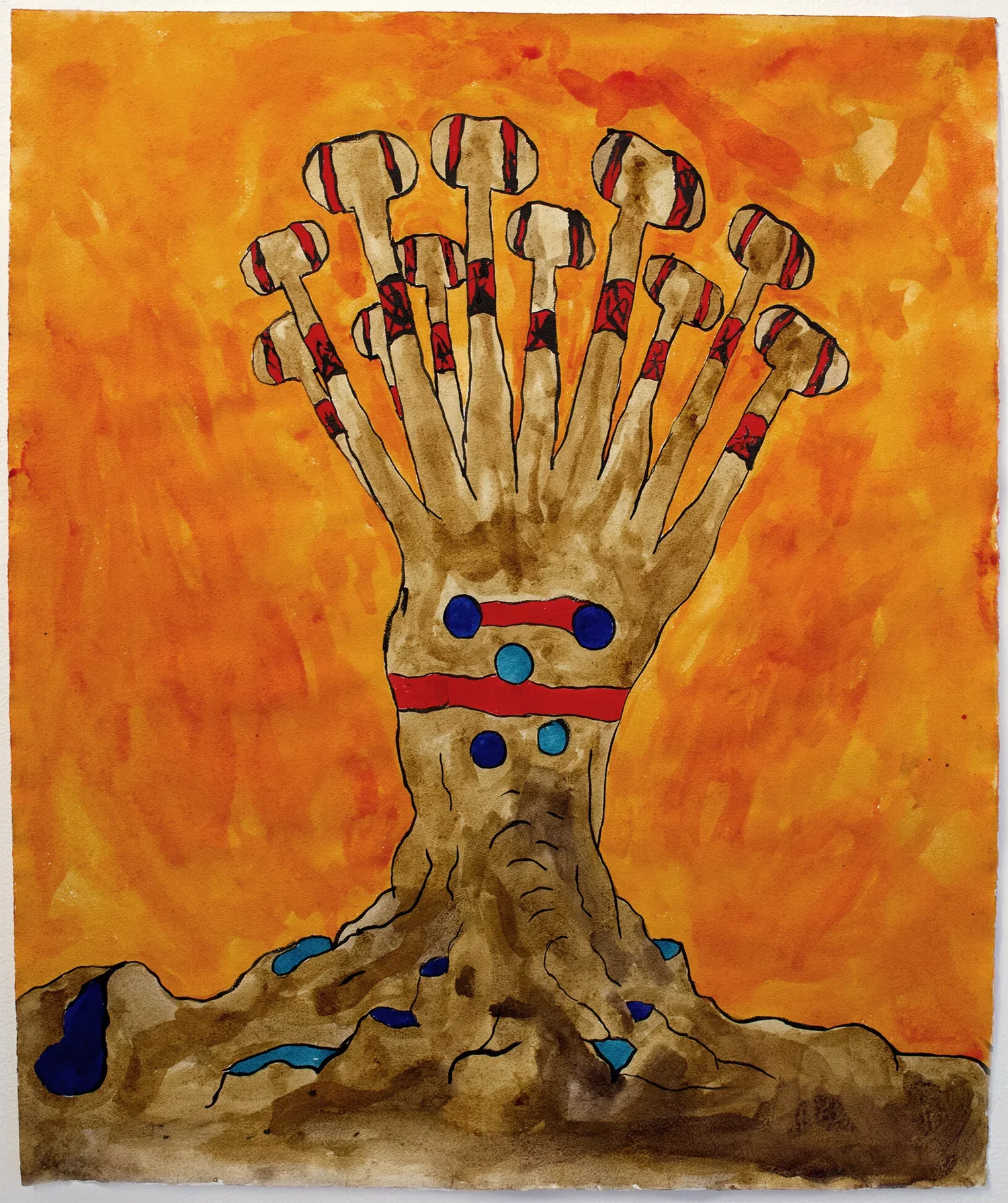 CHUCK WEBSTER
Oracle
2017
Mixed media on paper
23.25 x 19.4 inches