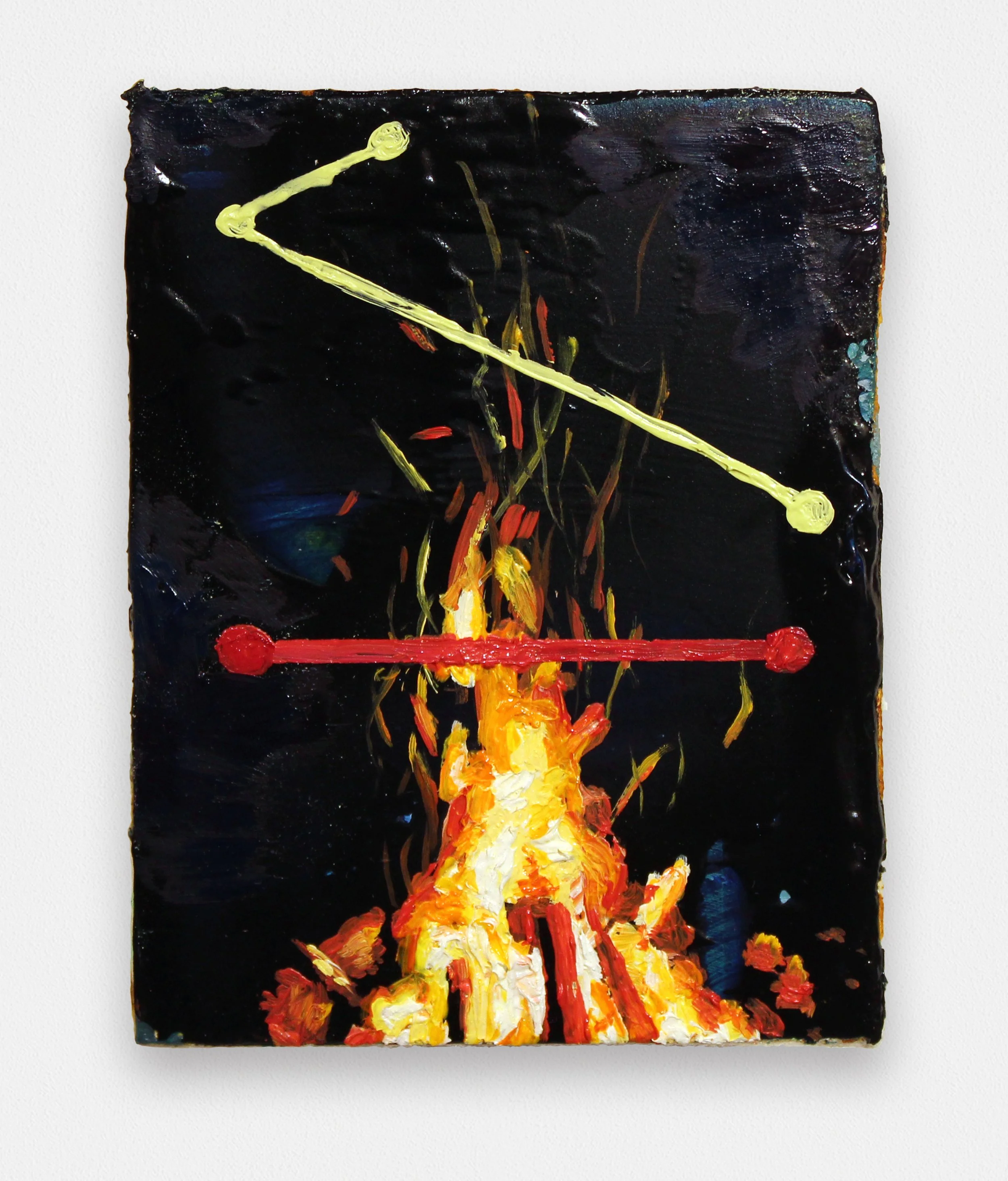 Jordan Seaberry
The Lightning I, 2026
oil on canvas
3.5 x 2.5 inches (8.9 x 6.4 cm)
