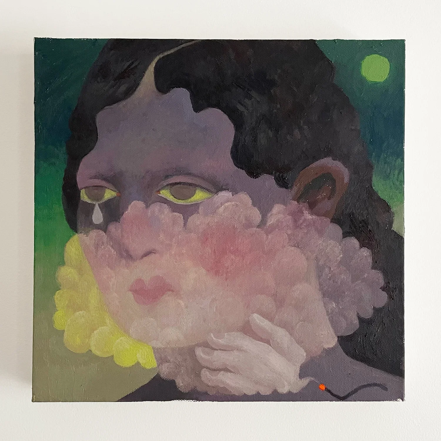 HANNAH RUST
Fan, 2024
Oil on canvas
12 x 13 inches (30.5 x 33 cm)