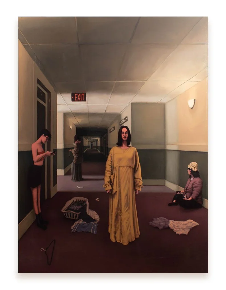 Elijah River Dion
Playing Dress Up After Lights Out
Oil on panel
48 x 36 inches