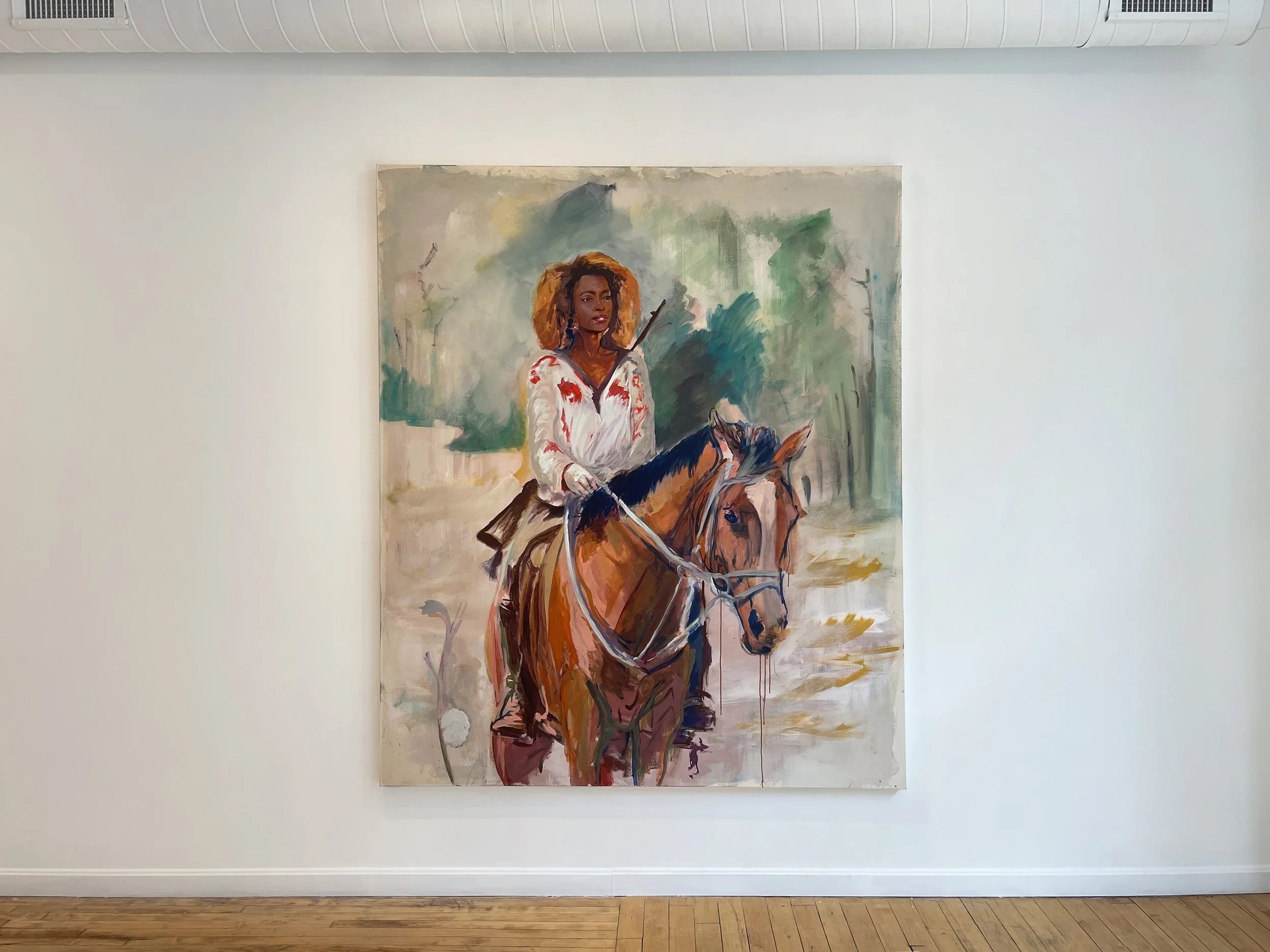 GERALD EUHON SHEFFIELD II
boxer and jewels
2021
Flashe and acrylic on canvas
84 x 72 inches