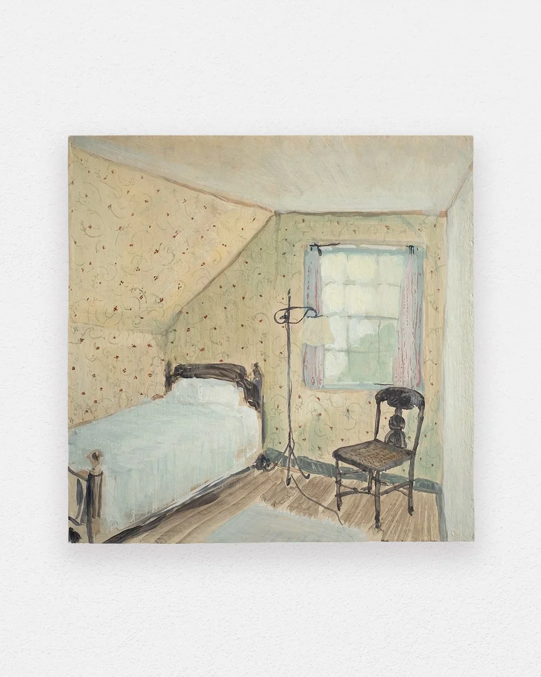 MASON OWENS
little yellow room in Maine, 2023
Egg tempera on panel
12 x 12 inches (30.5 x 30.5 cm)