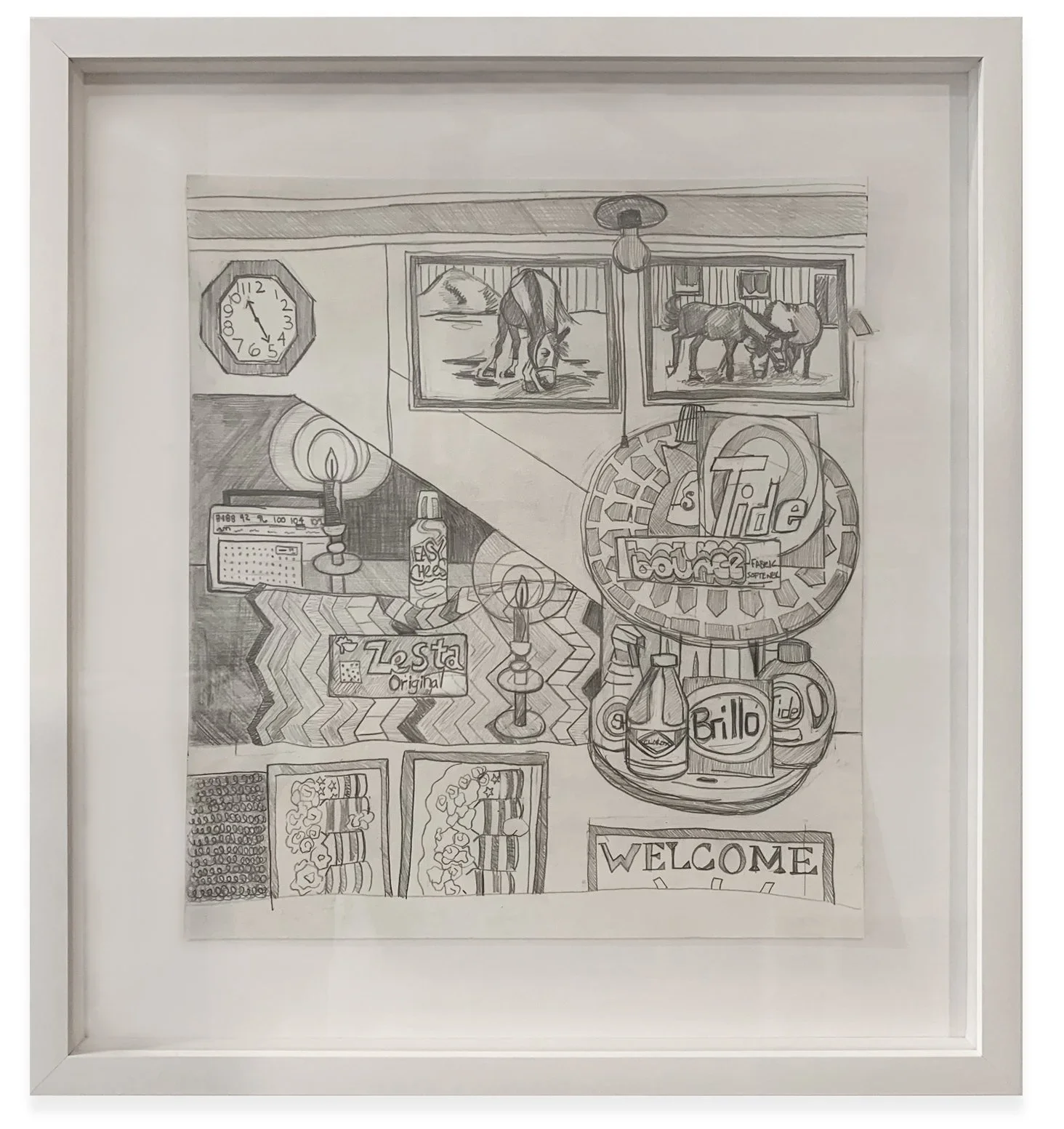 ANN TOEBBE
Tornado Warning,  2022
Graphite on paper
14 x 13 inches (35.6 x 33 cm)
