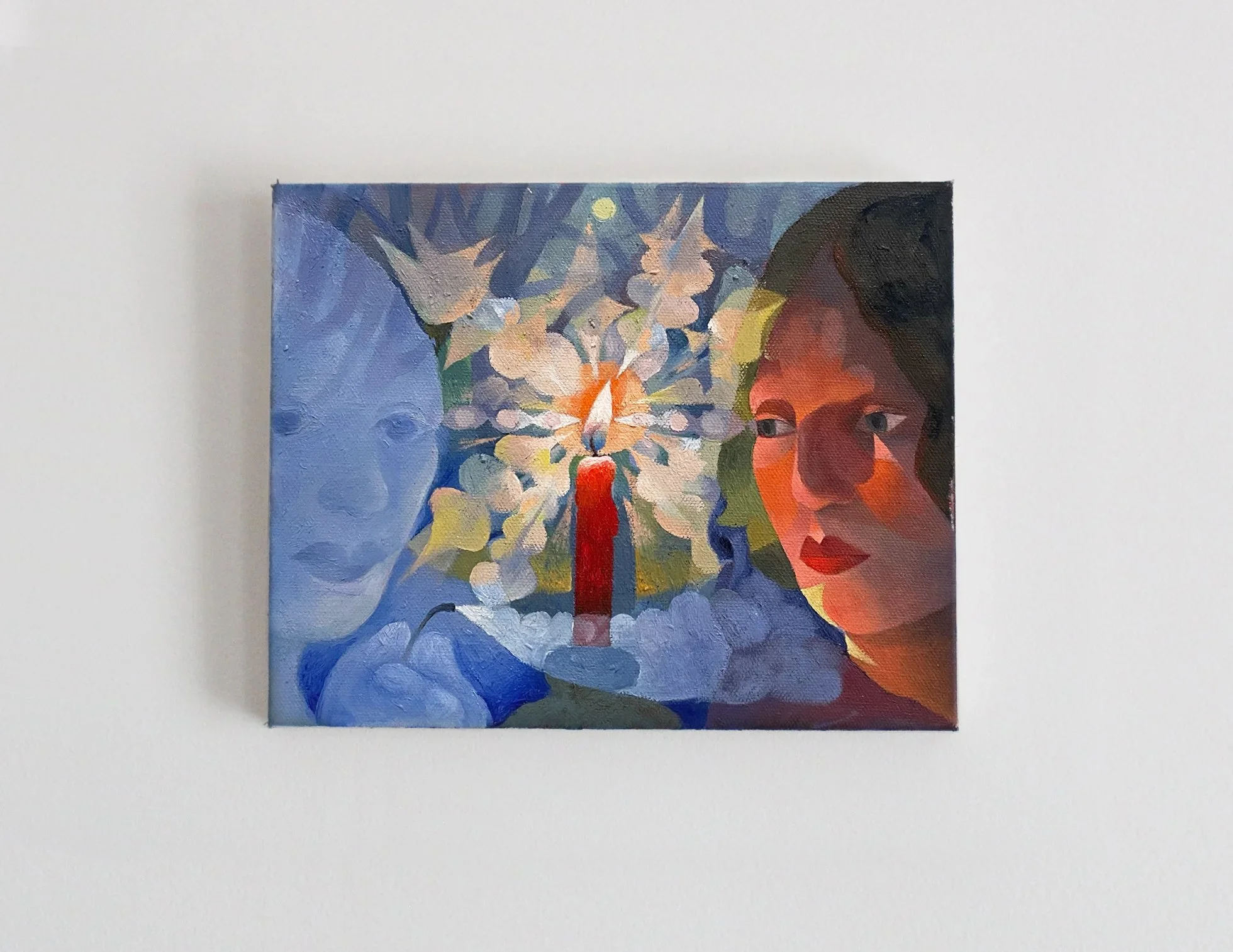 HANNAH RUST
Candle, 2024
Oil and acrylic on canvas
8 x 10 inches (20.3 x 25.4 cm)