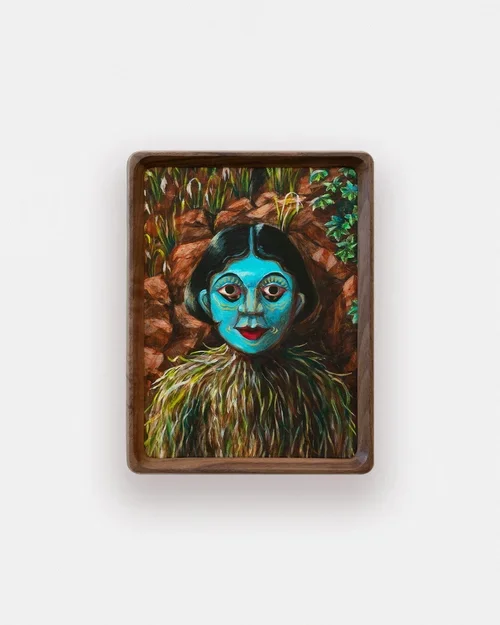SHYAMA GOLDEN
Untitled, 2024
Acrylic on panel
8 x 6 inches  (20.3 x 15.2 cm) painting
8.5 x 6.5 inches framed