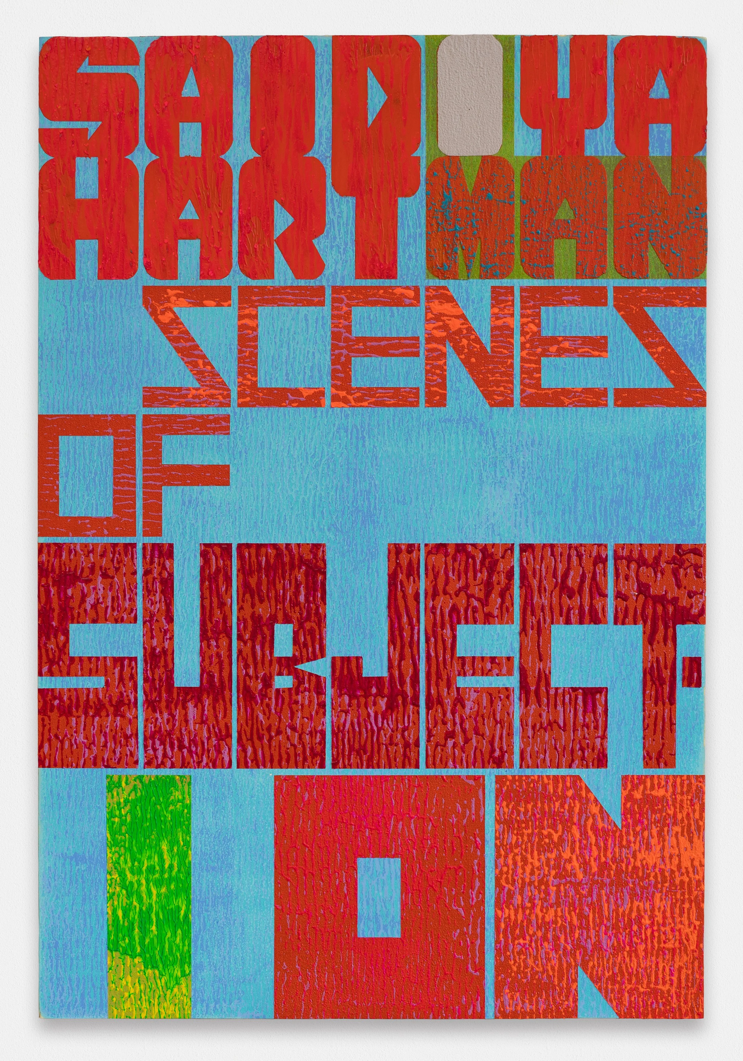 Alex Jackson
Hartman, Saidiya. Scenes of Subjection: Terror, Slavery, and Self-Making in Nineteenth-Century America. New York: Oxford University Press, 1997., 2026
acrylic on canvas
24 x 16 inches (61 x 40.6 cm)