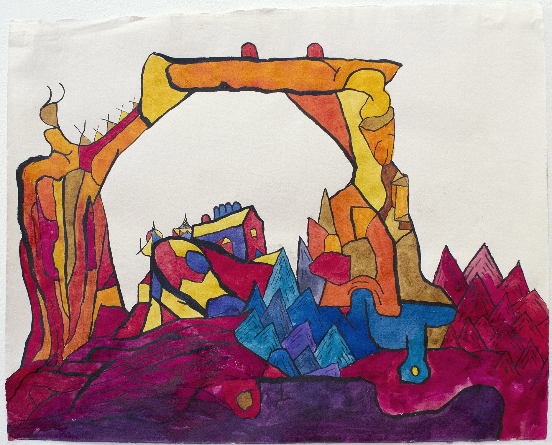 CHUCK WEBSTER
Untitled
2018
Mixed media on paper
17 x 21 inches
