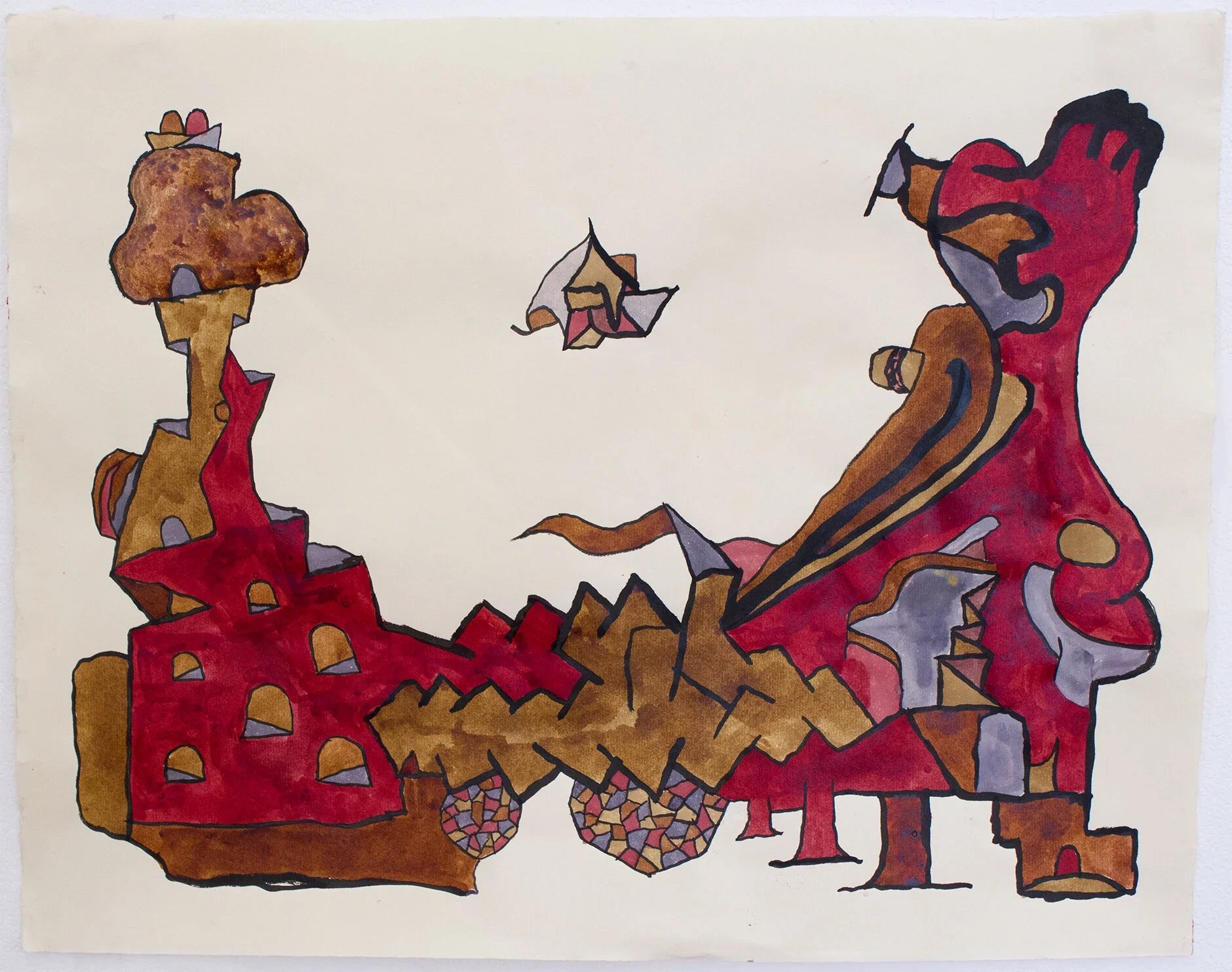 CHUCK WEBSTER
Untitled
2018
Mixed media on paper
15.75 x 20.25 inches
