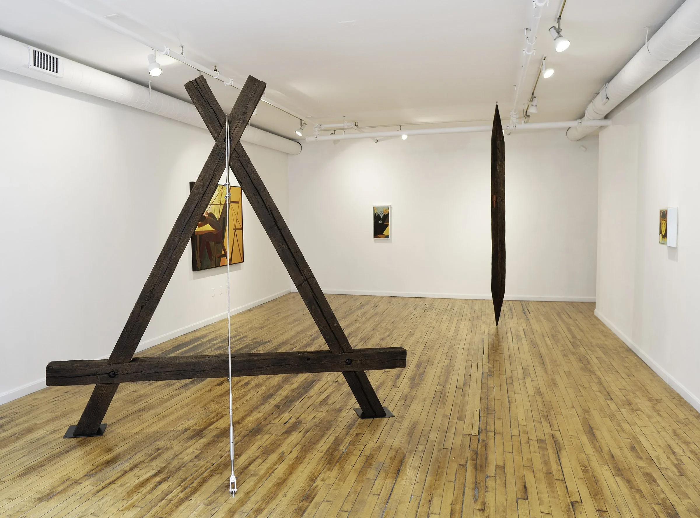 Installation view: Damien H. Ding, Simple Structures, 2024