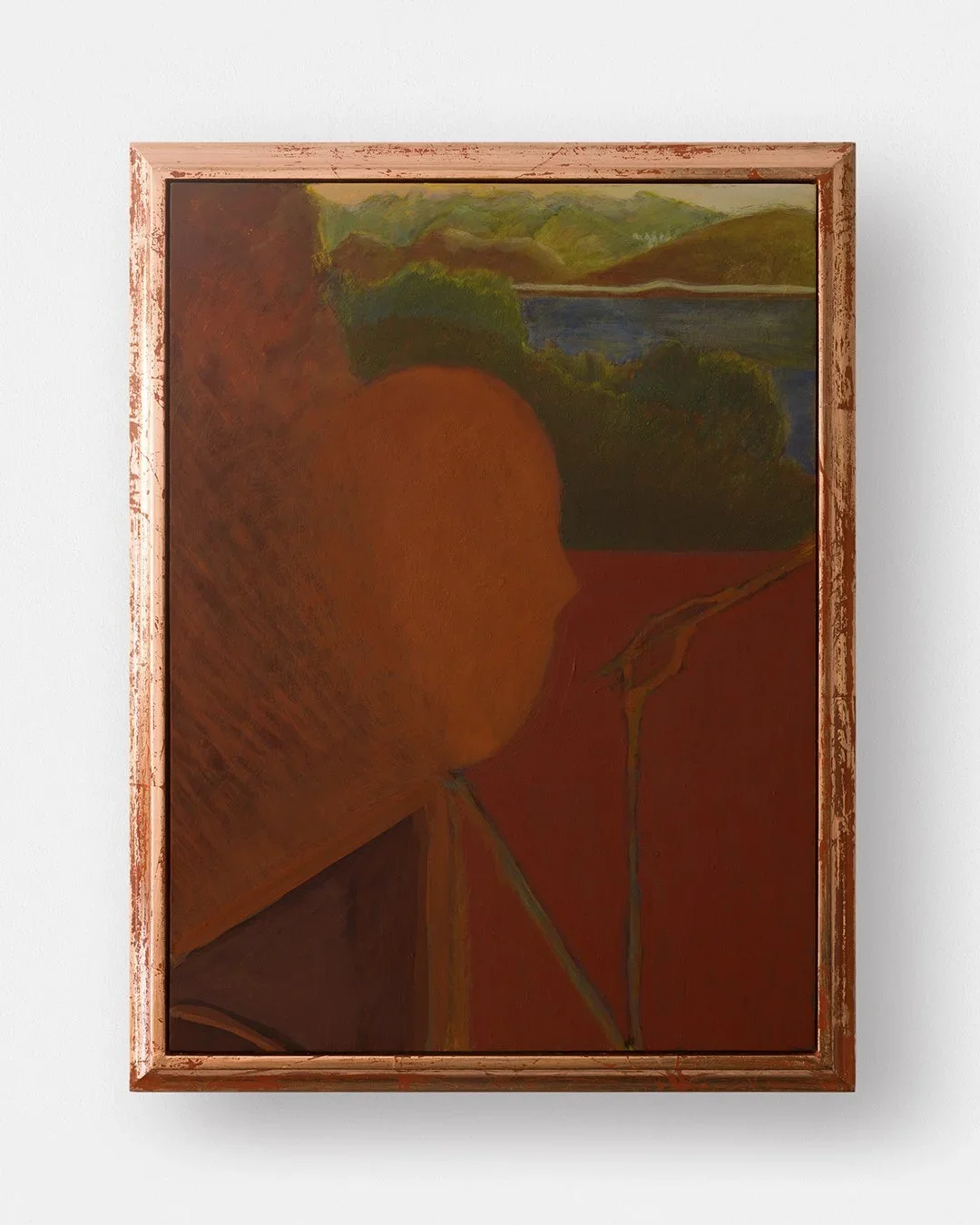 DAMIEN H. DING
Self Portrait as a Stick Figure, 2026
Egg tempera on linen laid on panel, gilded frame
17.625 x 13.5 inches, framed