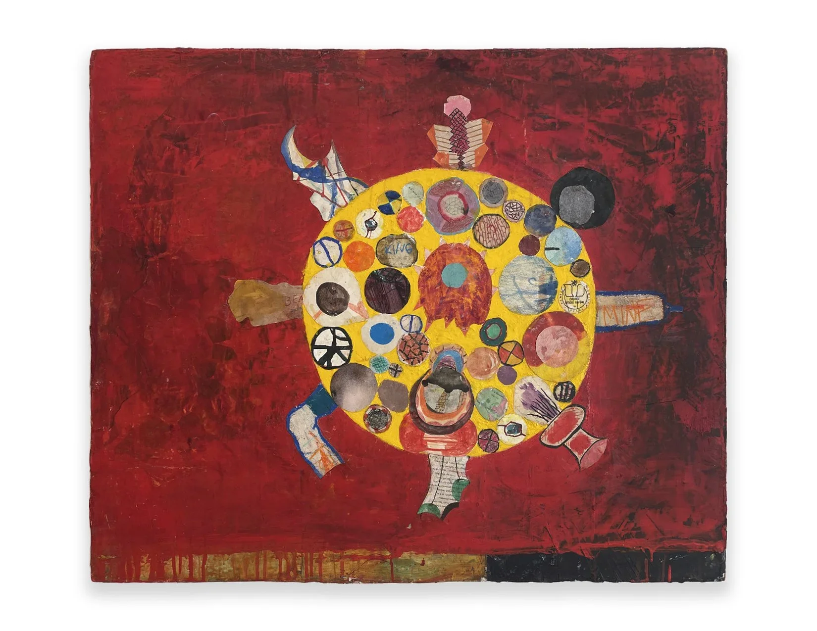 CHUCK WEBSTER
Daytona, 2023
Oil and collage of mixed media drawings on panel
30 x 40 inches