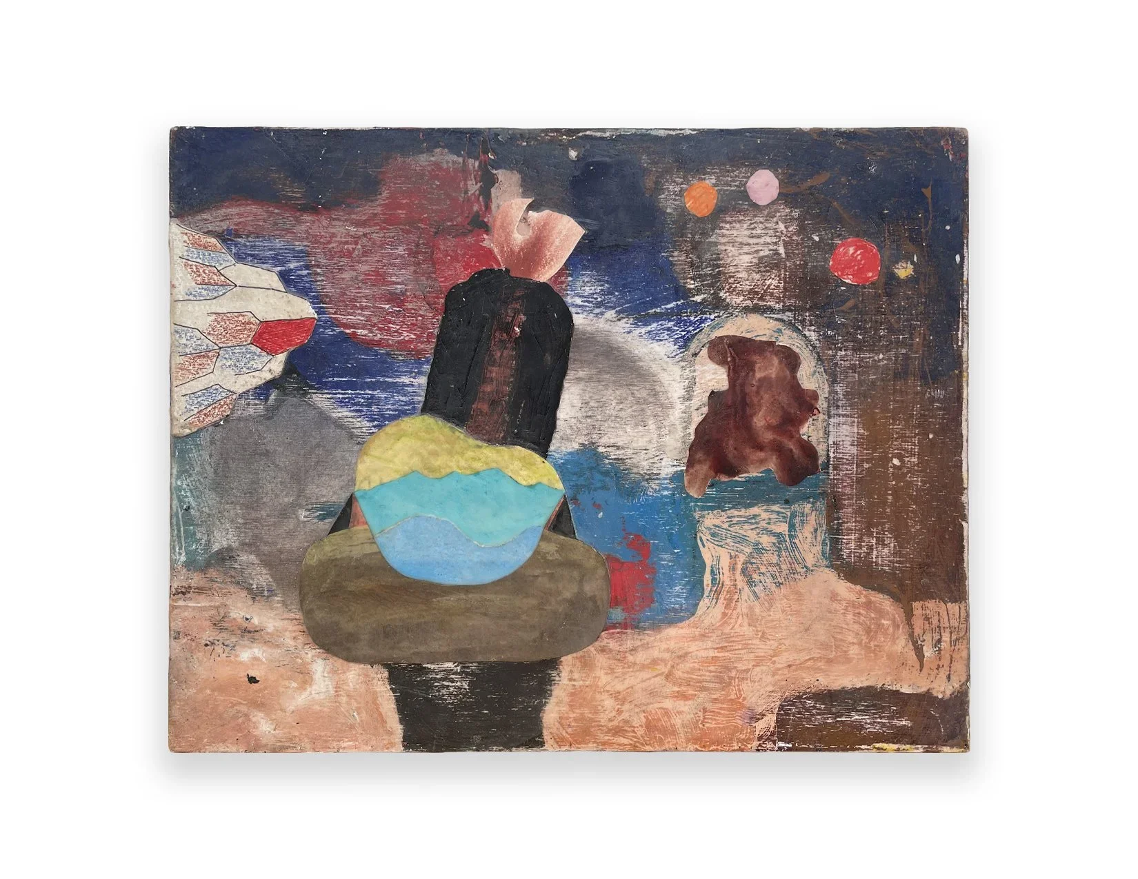 CHUCK WEBSTER
Giovanni Bellini, 2023
Oil, encaustic paint, wax and collage of mixed media drawings on panel
11 x 14 inches