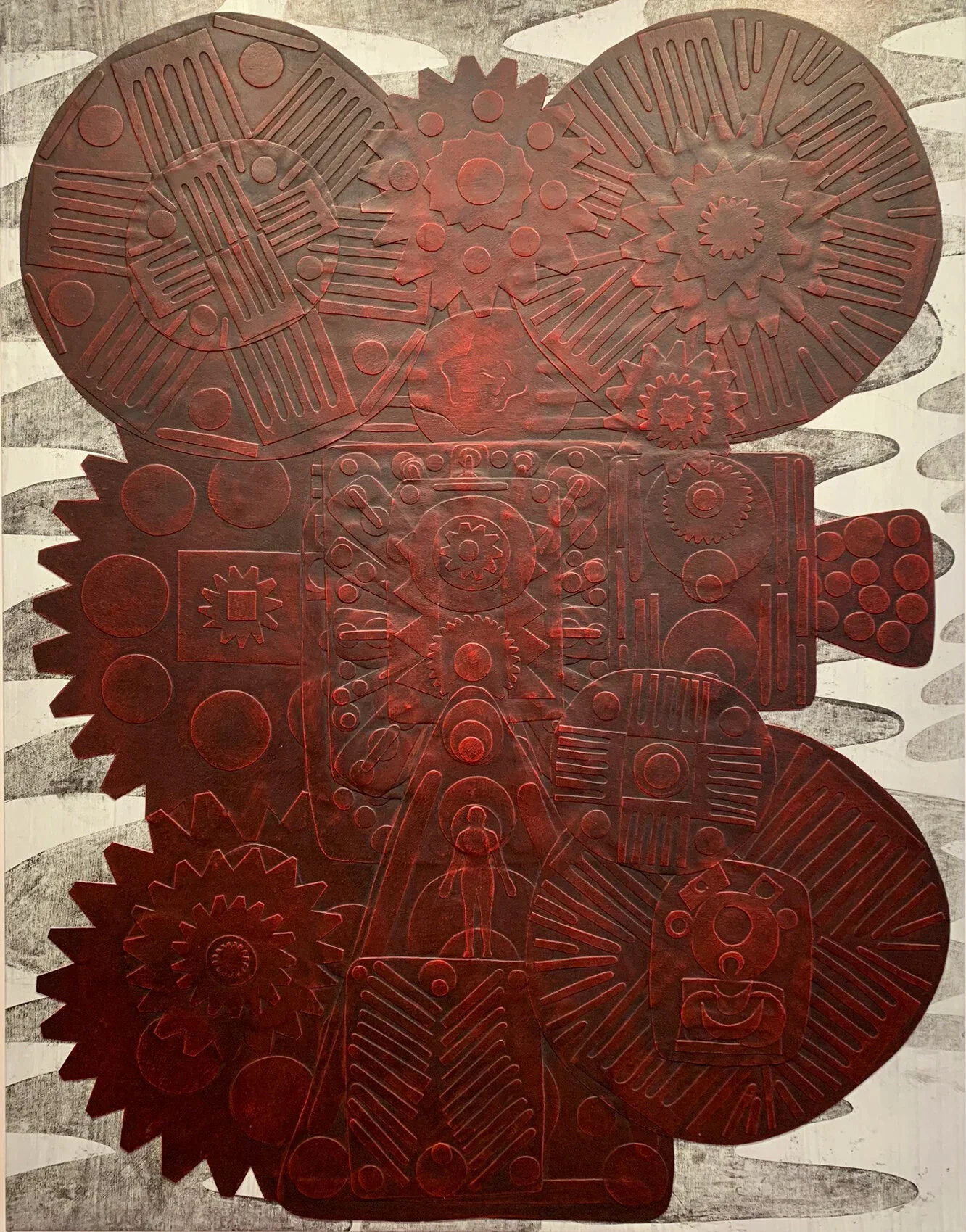 JOSH JEFFERSON
Metropolis
2018
Mixed media on canvas
78 x 54 inches