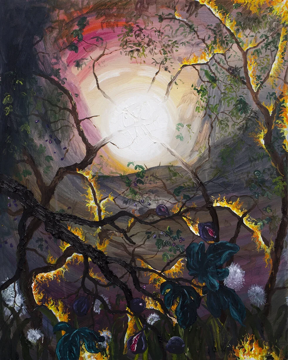 MORGAN MANDALAY
All Consuming
2019
Oil on canvas in artist’s frame
20 x 16 inches