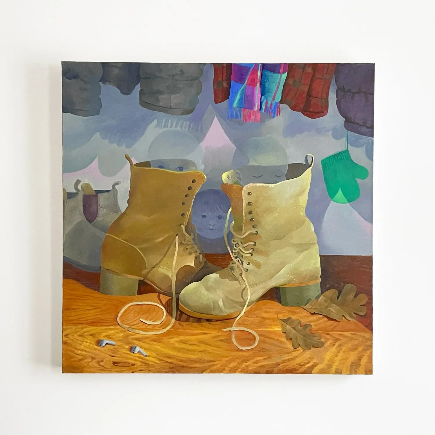 HANNAH RUST
Boots, 2024
Oil on canvas
30 x 30 inches (76.2 x 76.2 cm)