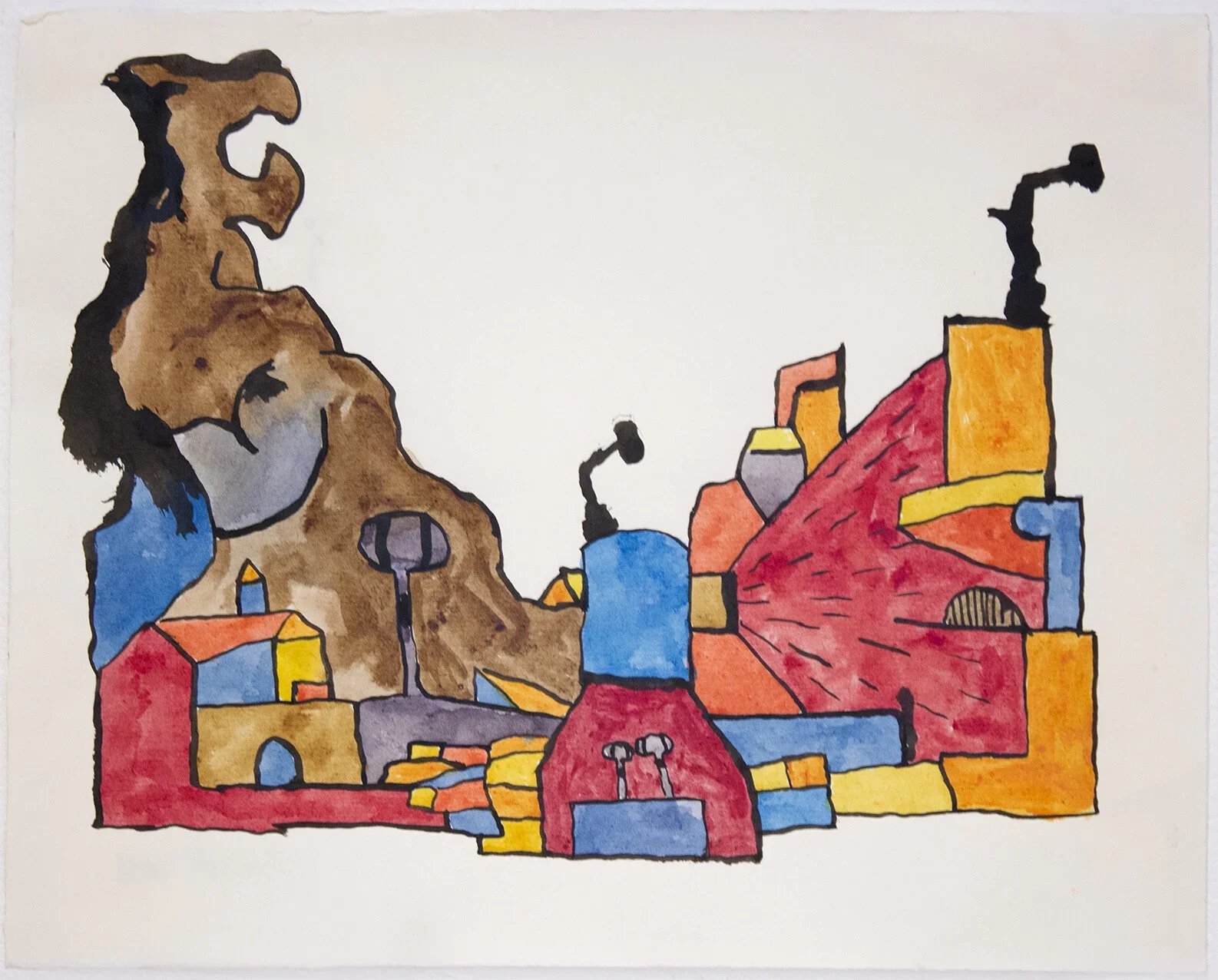 CHUCK WEBSTER
Untitled
2018
Mixed media on paper
11.75 x 14.5 inches