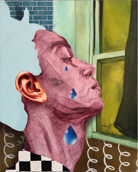 CHLOE CHIASSON
Dog Years
2019
Acrylic, oil, pastel, charcoal, graphite on canvas
24 x 30 inches