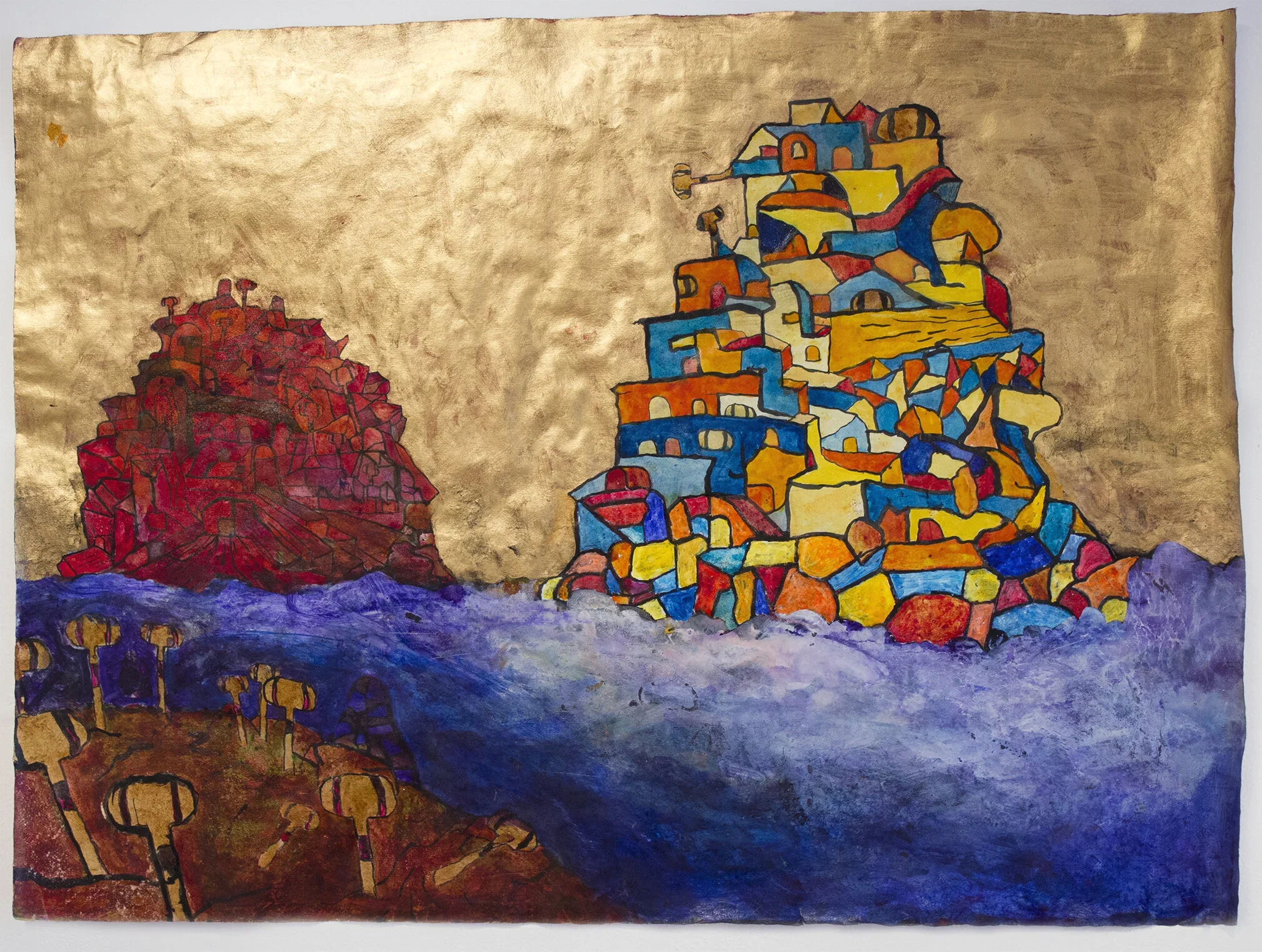 CHUCK WEBSTER
Redoubt (Landing)
2018
Mixed media on paper
22 x 30 inches