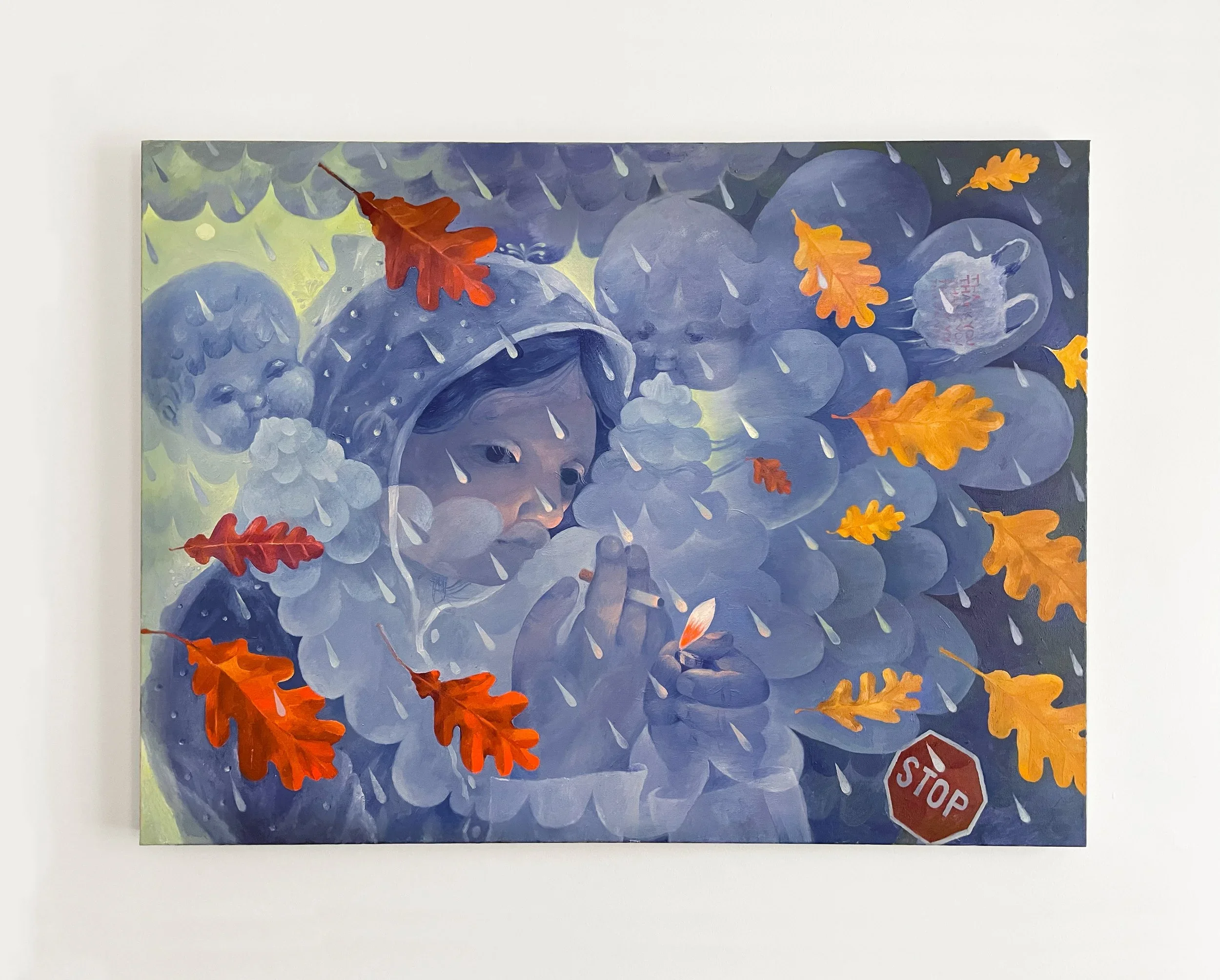 HANNAH RUST
Rain, 2024
Oil and acrylic on canvas
30 x 40 inches (76.2 x 101.6 cm)