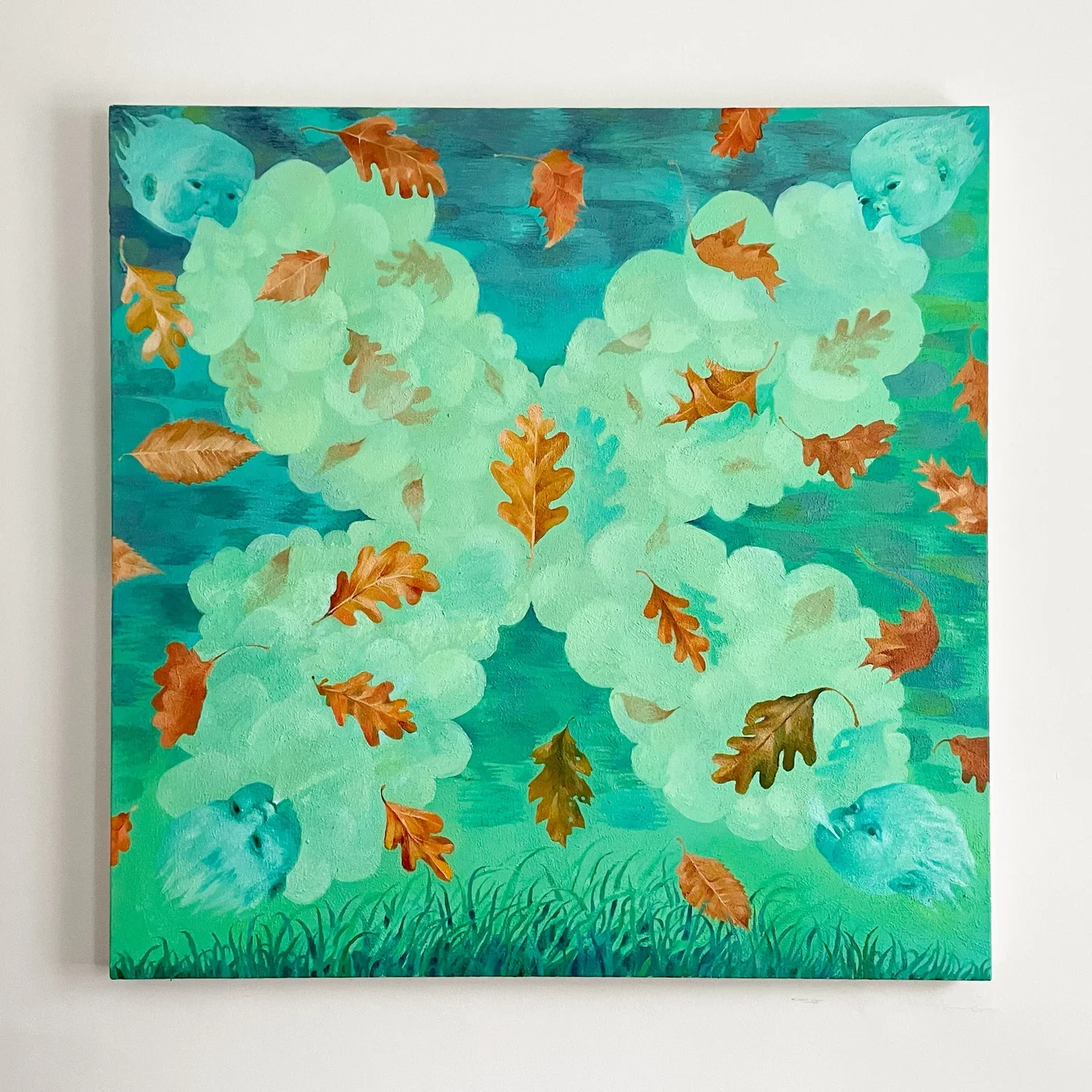 HANNAH RUST
Wind, 2024
Oil, acrylic, and sand on canvas
36 x 36 inches (91.4 x 91.4 cm)