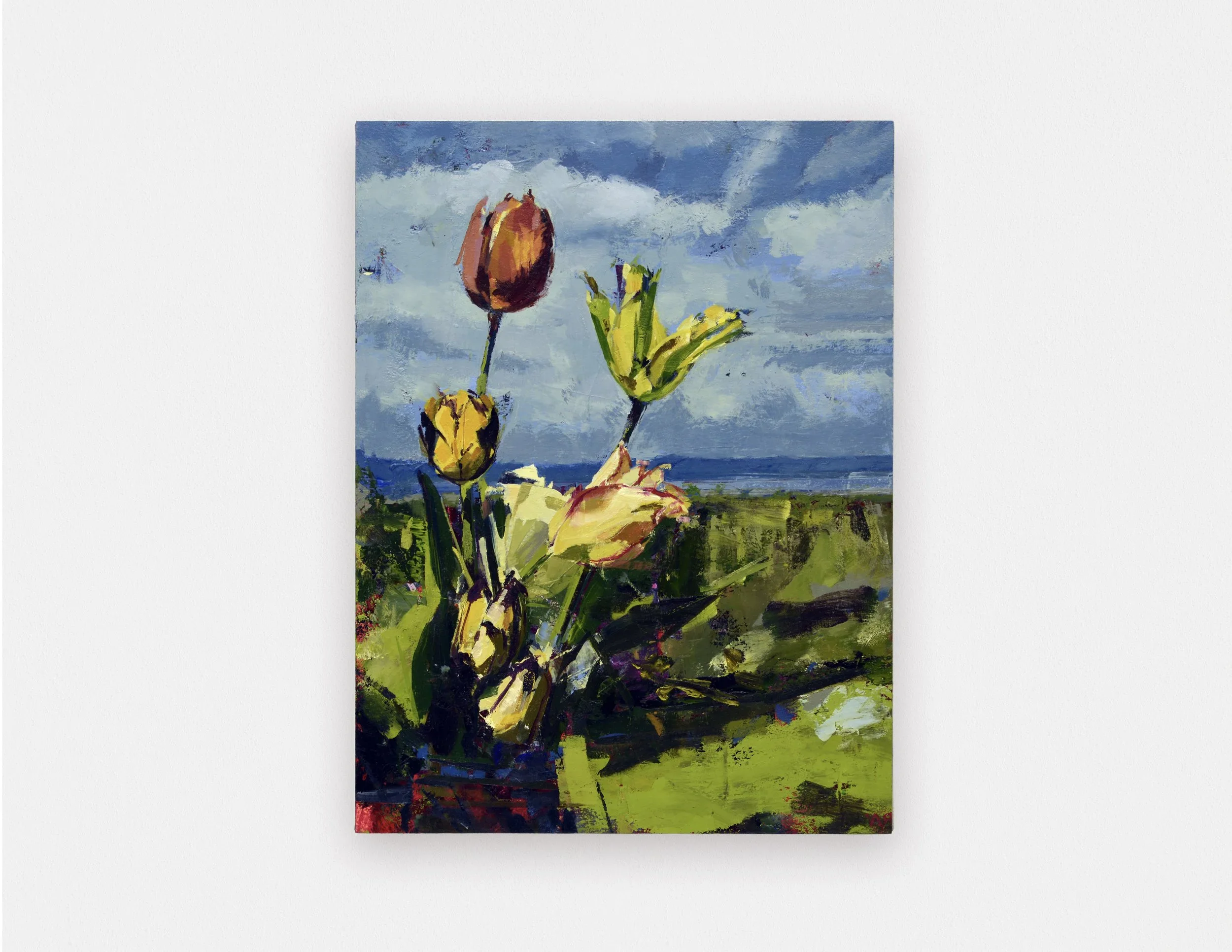 JERED SPRECHER
Horizon, 2024
Oil on paper mounted on linen and wood panel
16 x 12 x 1.375 inches (40.6 x 30.5 x 3.5 cm)