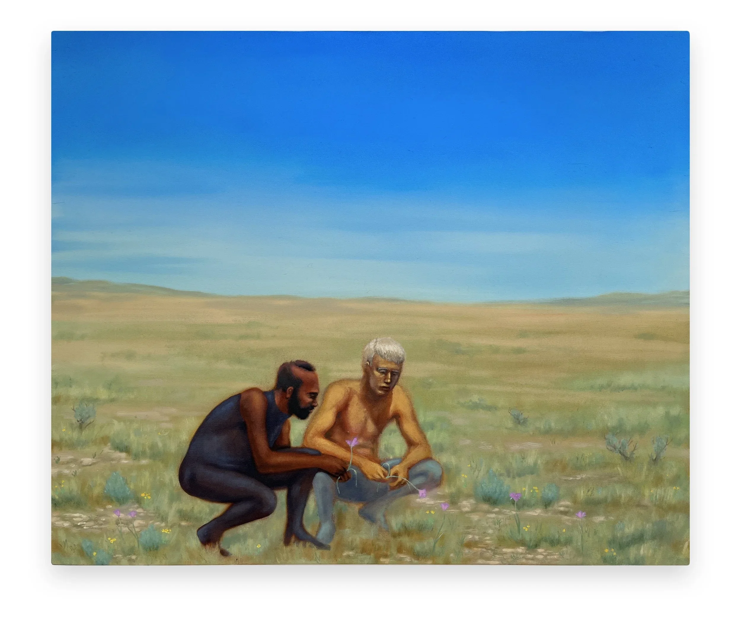 TRAVIS MCEWEN
Gathering Calochortus, 2022 
Oil on canvas 
35 x 42 inches (88.9 x 106.7 cm)