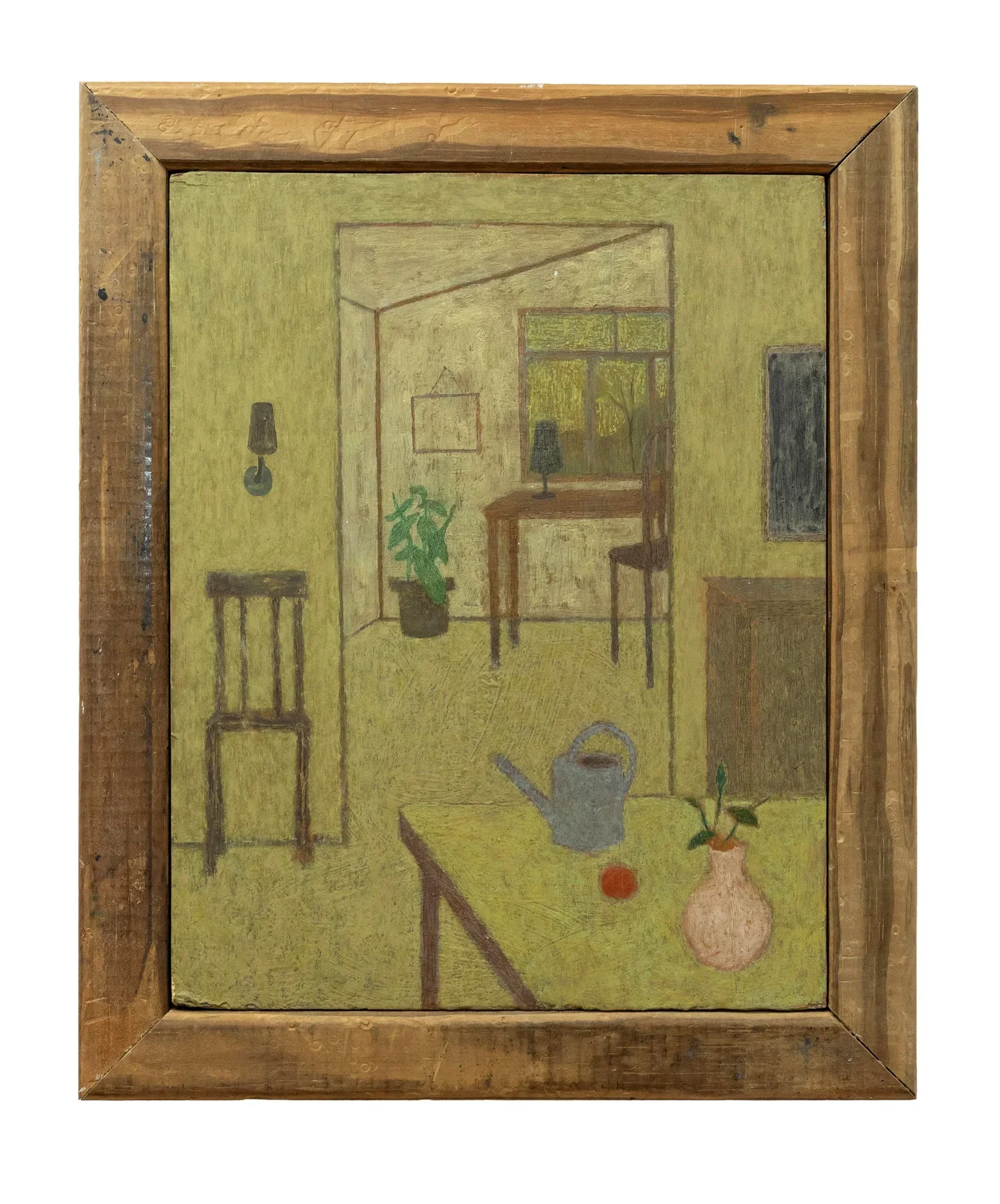DANIEL CABRILLOS JACOBSEN
Yellow Interior, 2026
Oil on panel, framed
12 x 9.5 inches (30.5 x 24.1 cm)
14.4 x 12 inches (36.6 x 30.5 cm) Framed