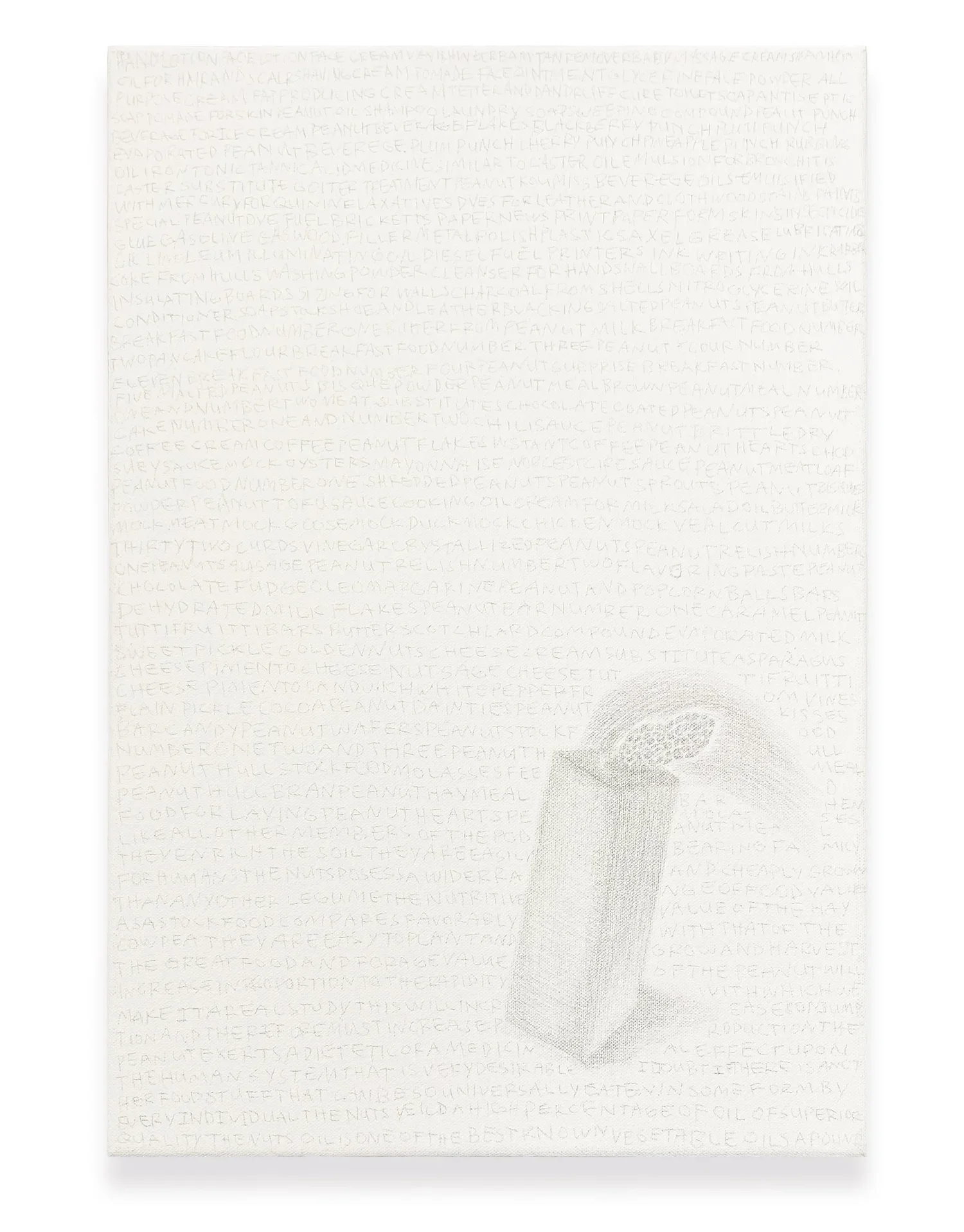 RANEE HENDERSON
Utilitarian until death
2022
Silverpoint on canvas
19 x 13 inches (48.3 x 33 cm)