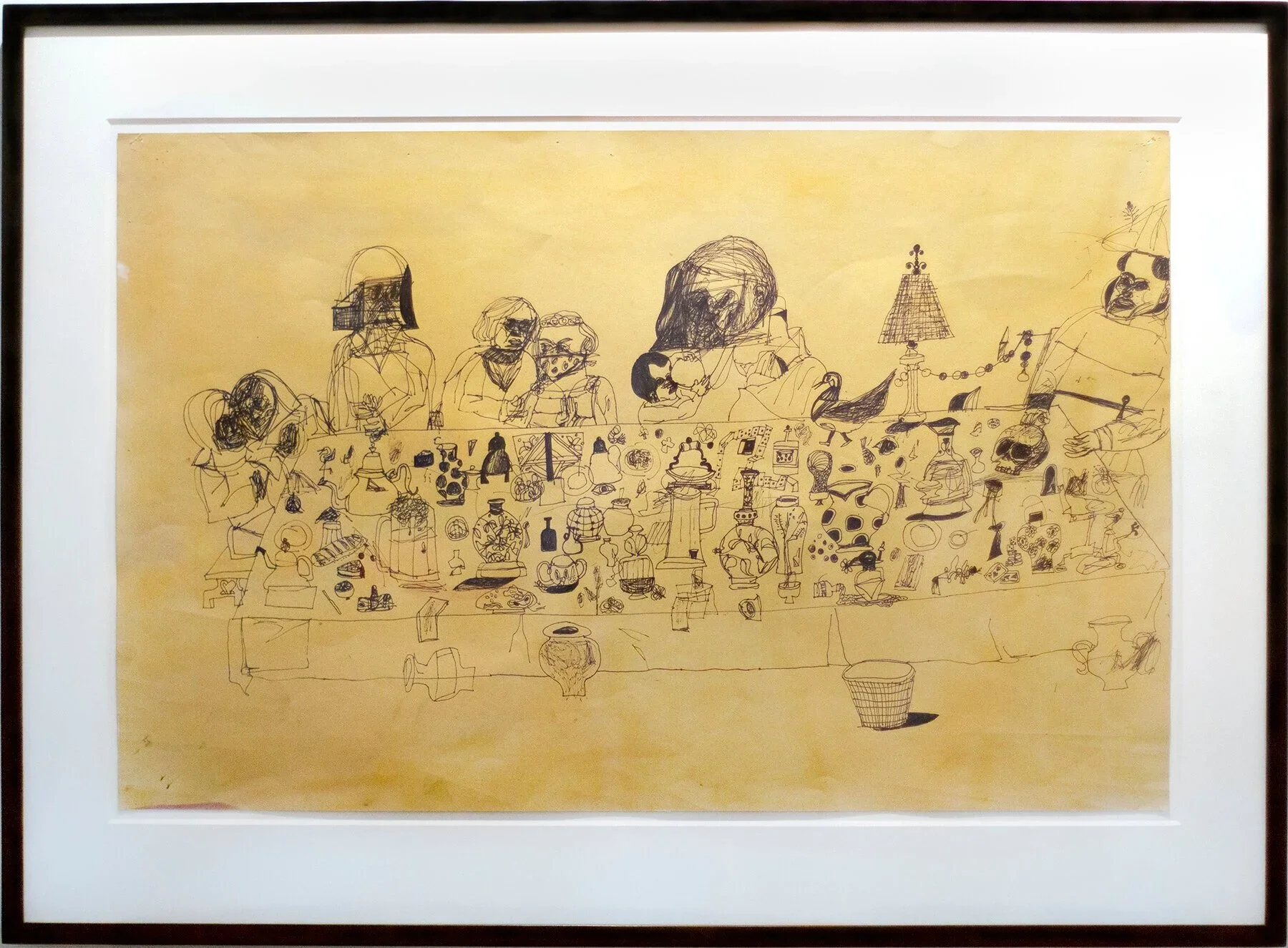 Eddie Martinez
Study for “The Feast”
2010
Ink on paper
19.5 × 30.5 inches