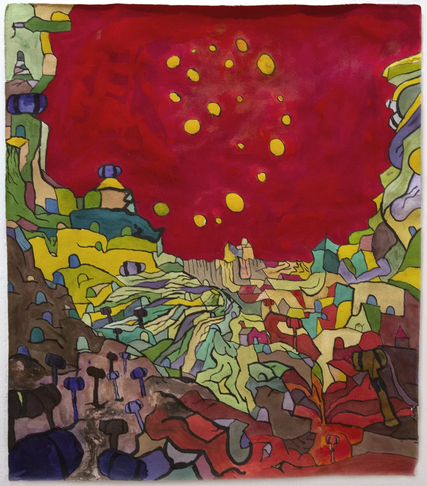 CHUCK WEBSTER
To H.S. IV
2017
Mixed media on paper
22 x 19 inches